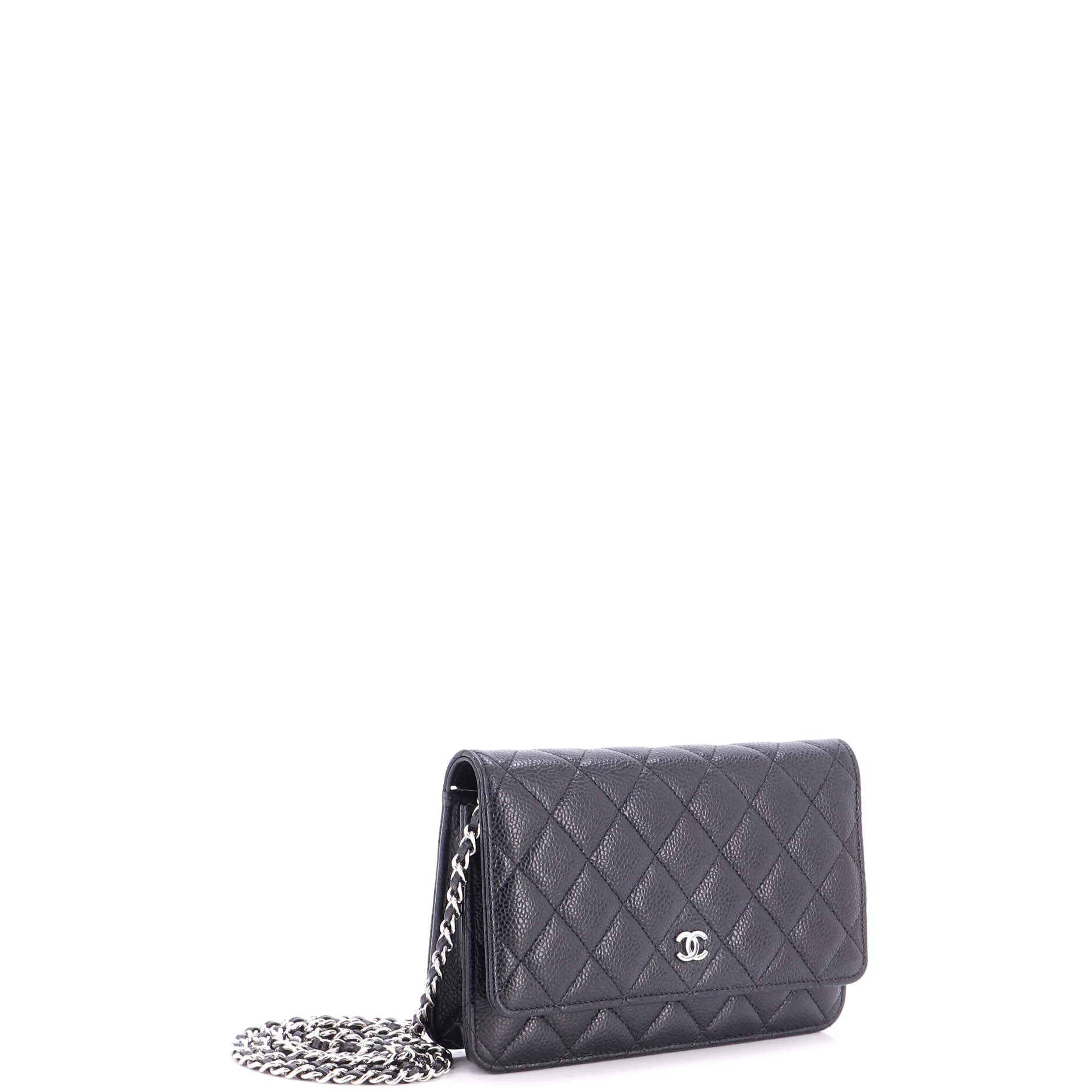 Wallet on Chain Quilted Caviar - Image 3