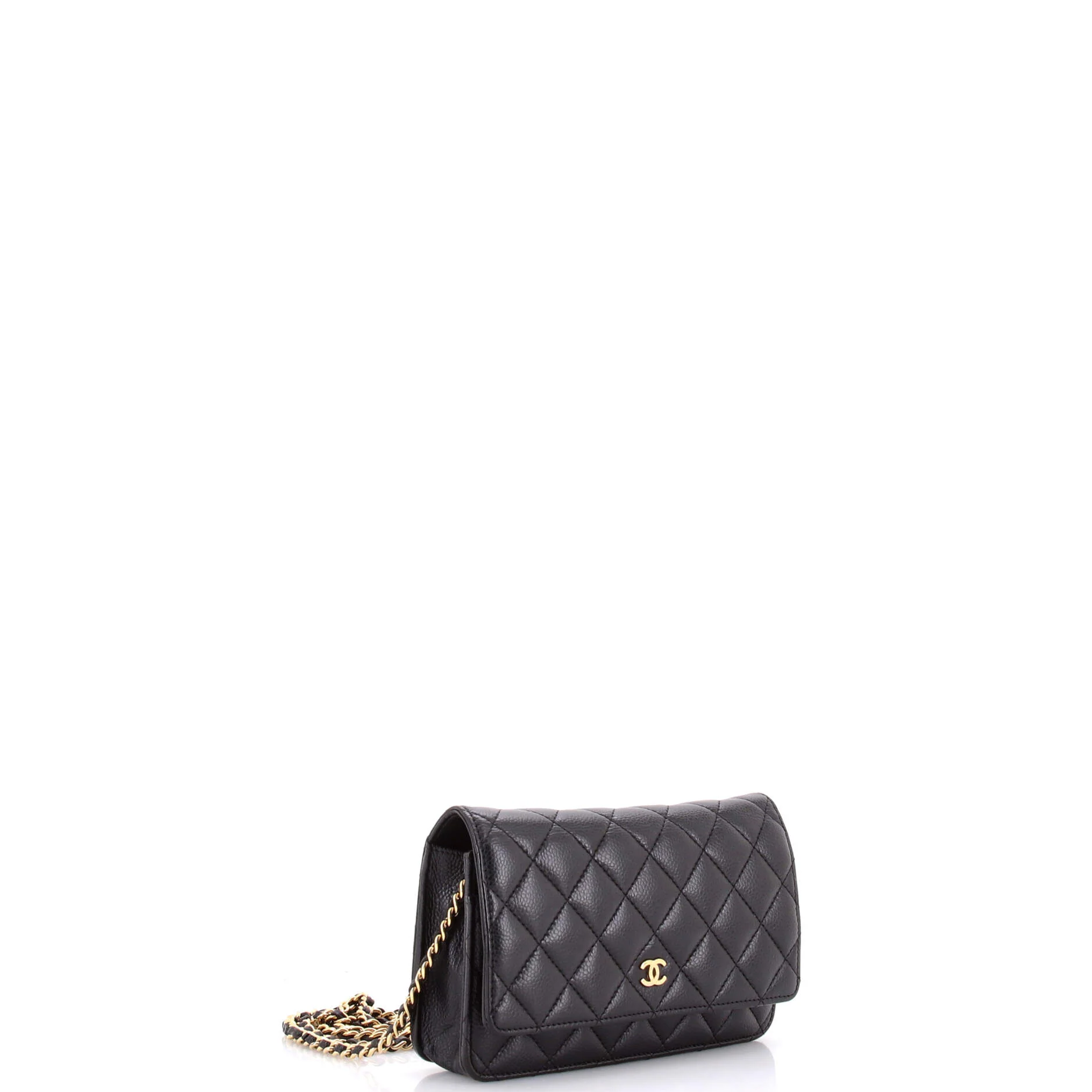 Wallet on Chain Quilted Caviar - Image 2