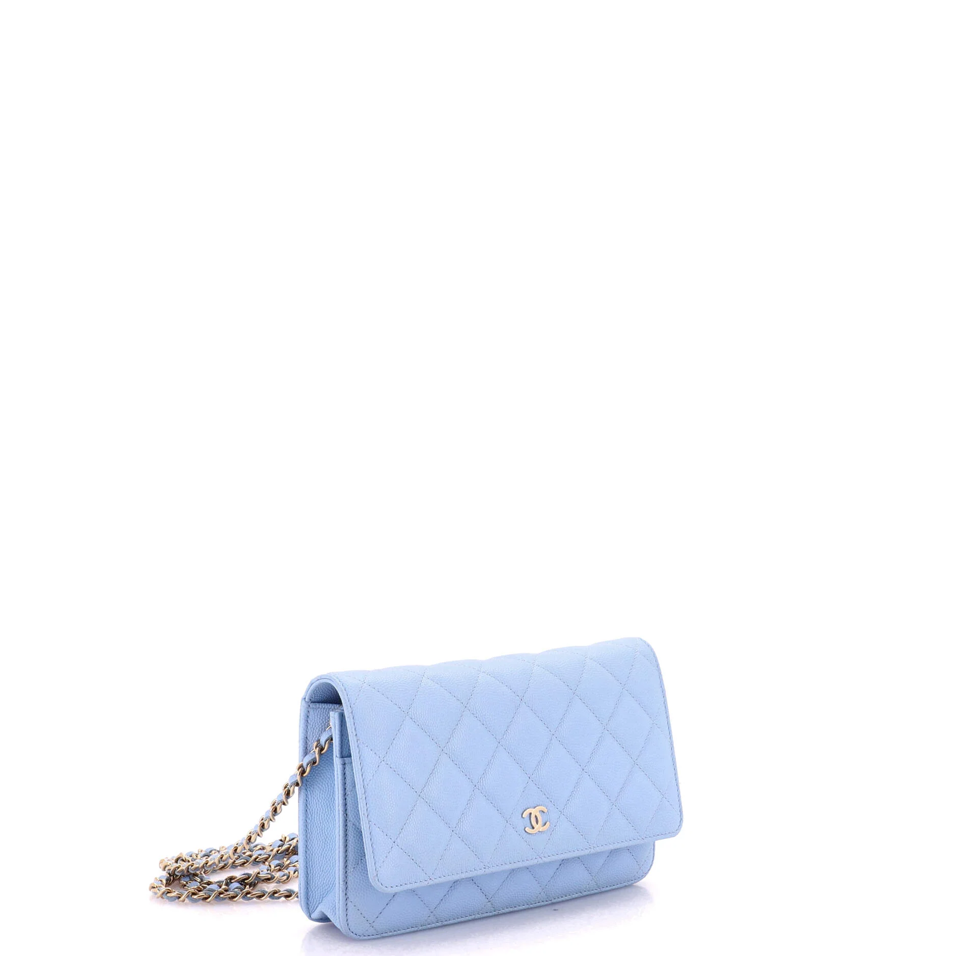 Wallet on Chain Quilted Caviar - Image 4