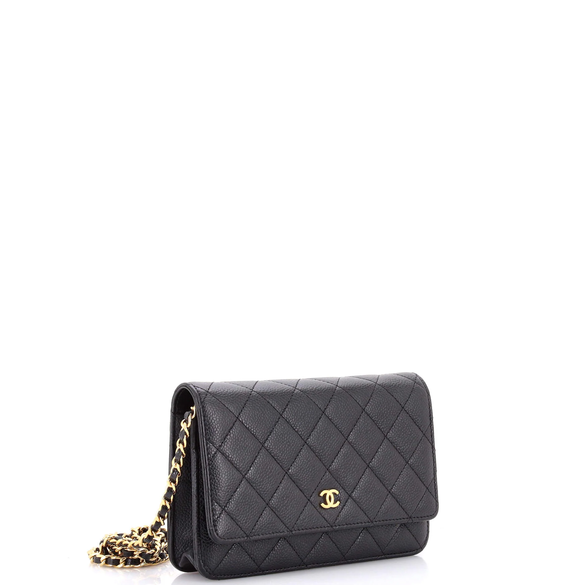 Wallet on Chain Quilted Caviar - Image 2