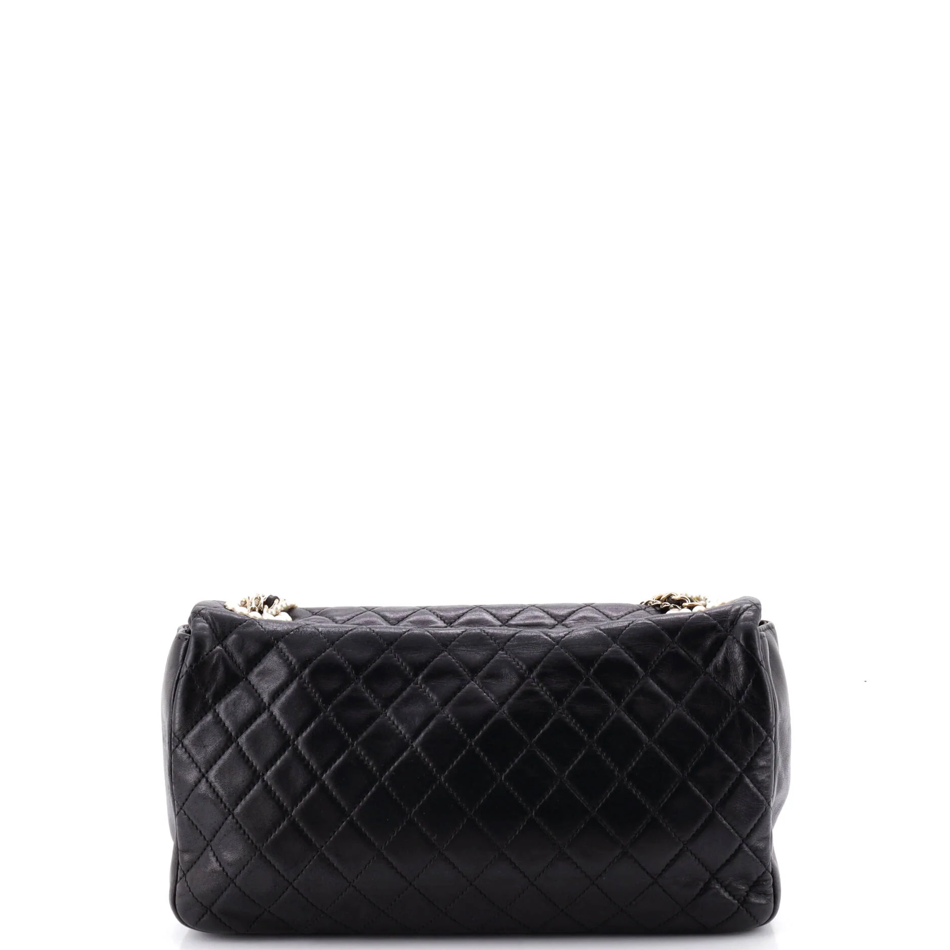 Westminster Pearl Chain Flap Bag Quilted Lambskin Medium - Image 3
