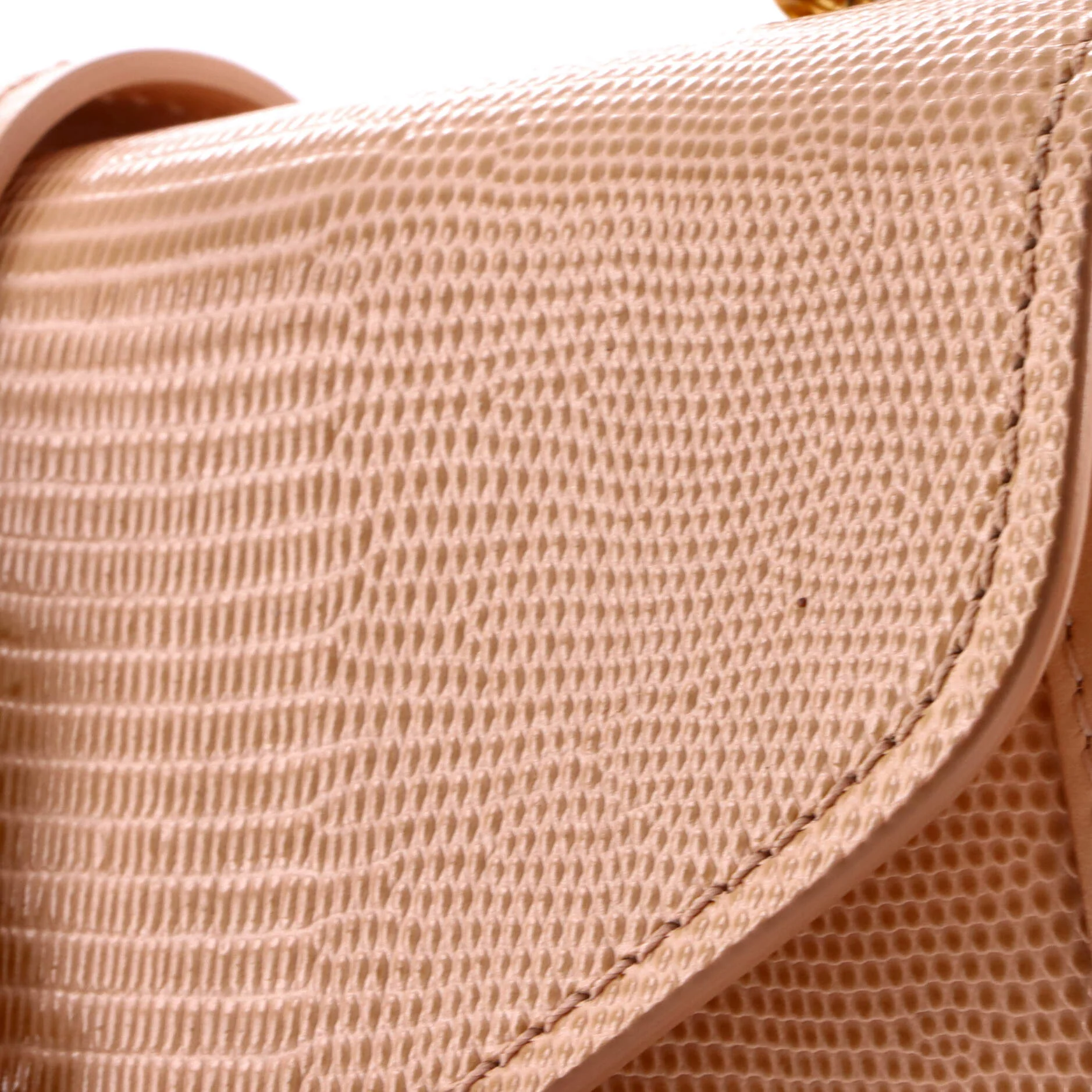 Aby Shoulder Bag Lizard and Crocodile Embossed Leather Small - Image 6