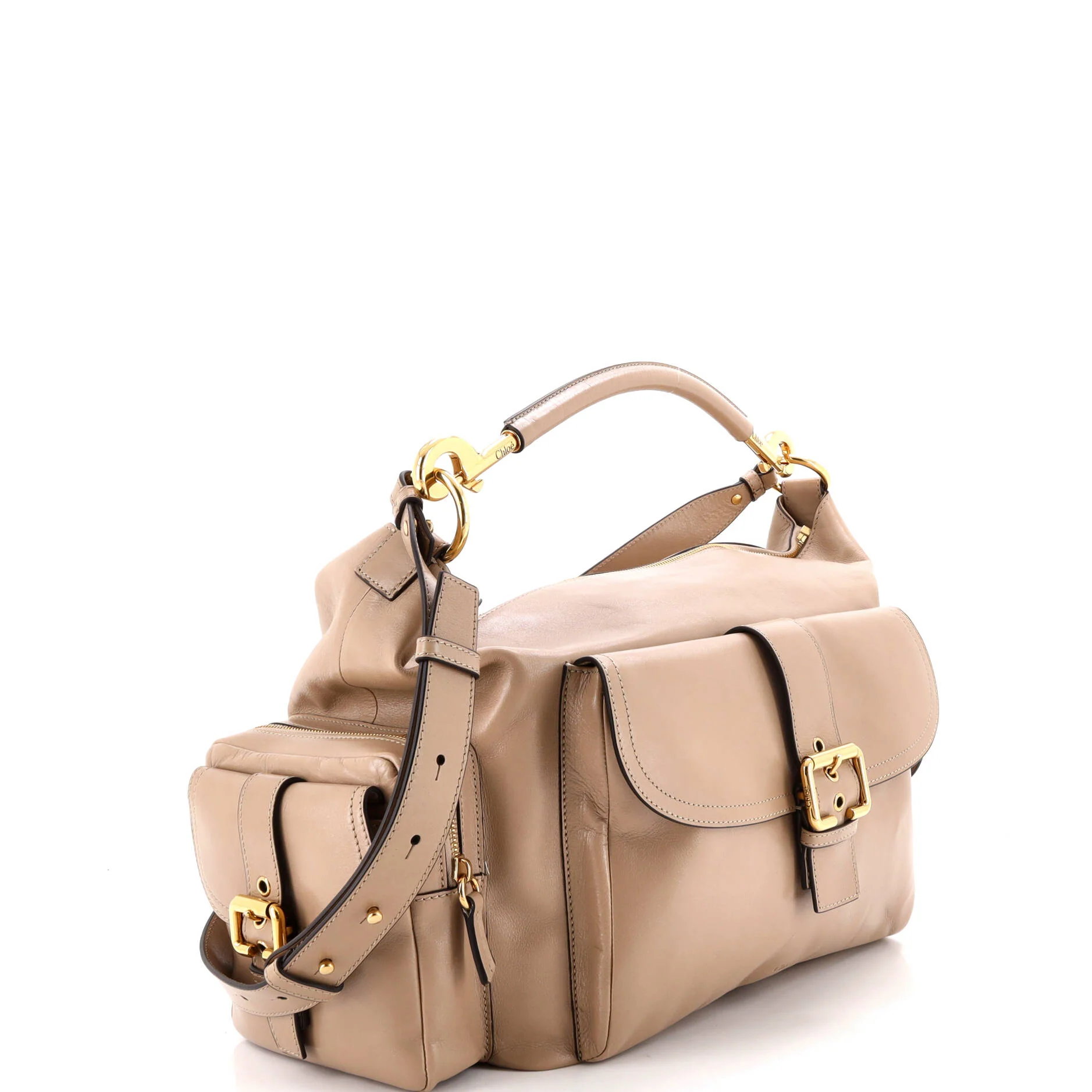 Camera Shoulder Bag Leather Large - Image 2