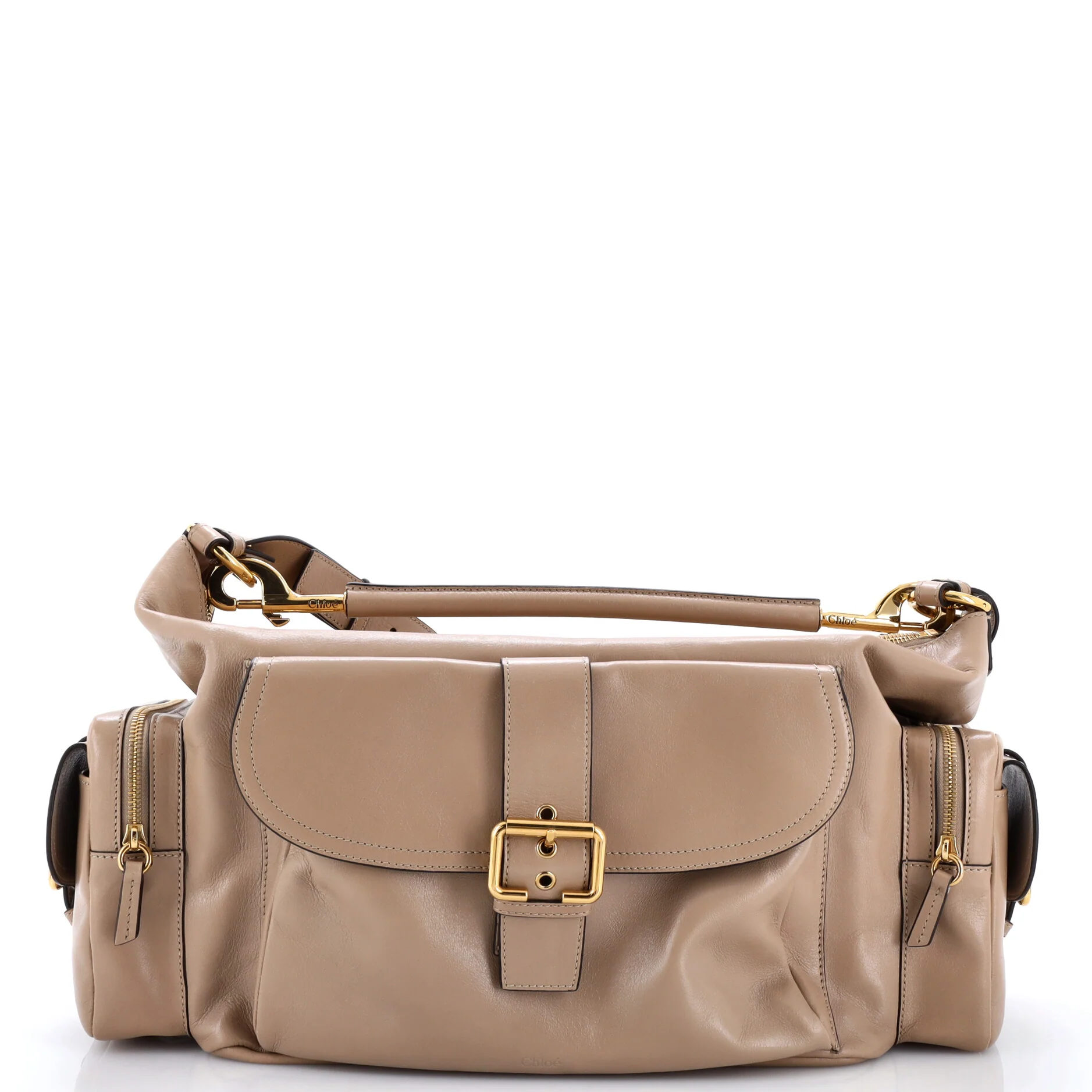 Camera Shoulder Bag Leather Large