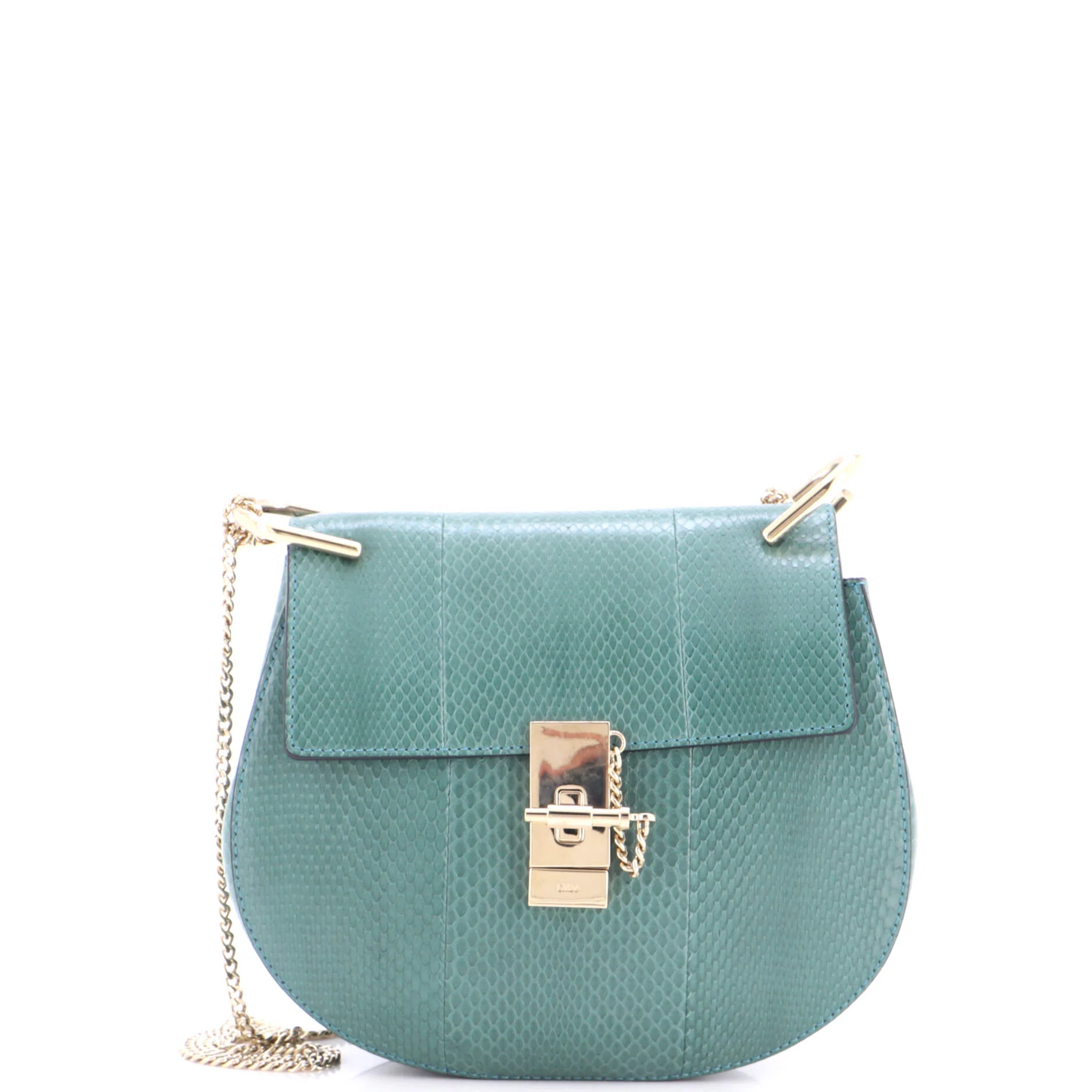 Drew Crossbody Bag Python Small