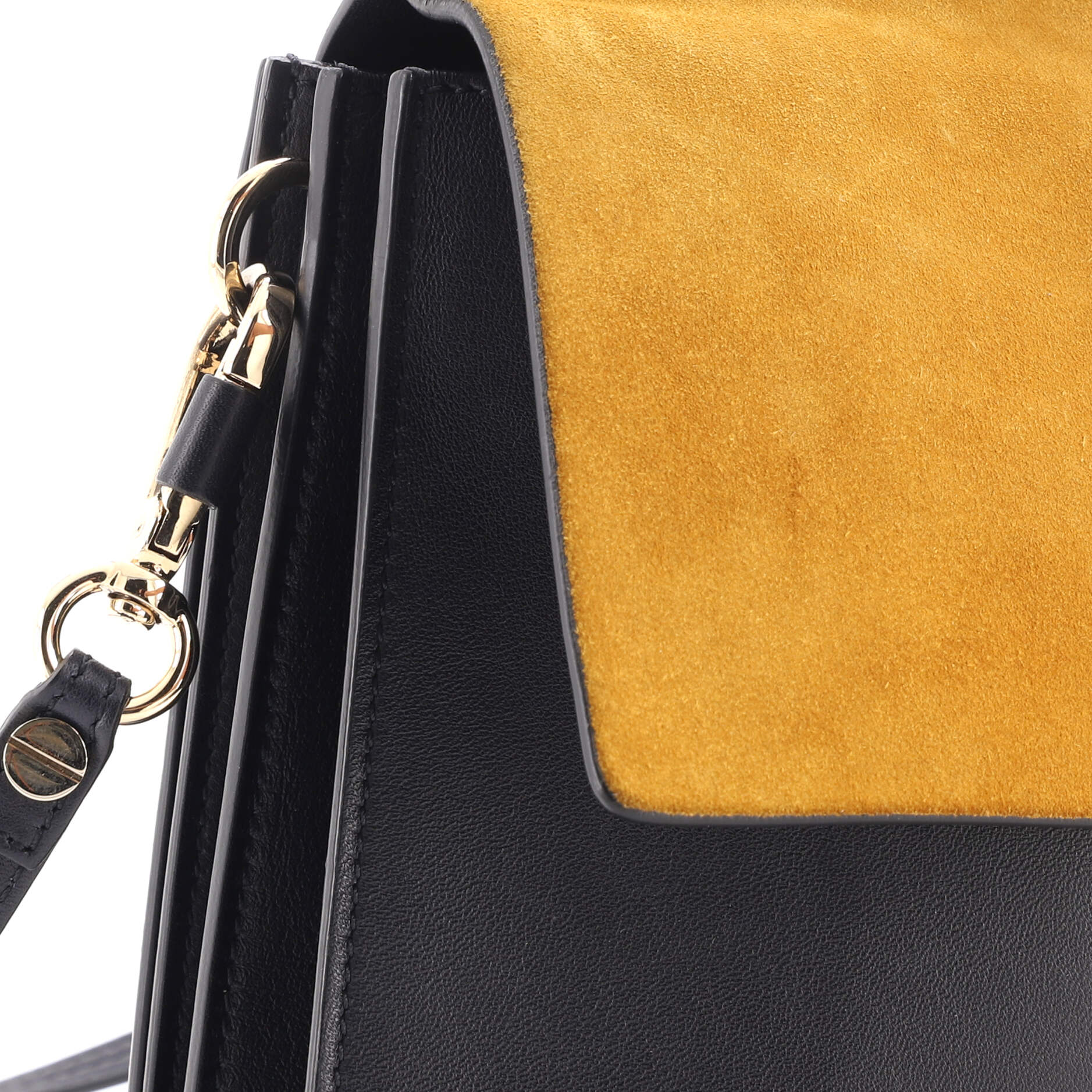 Faye Shoulder Bag Leather and Suede Medium - Image 6