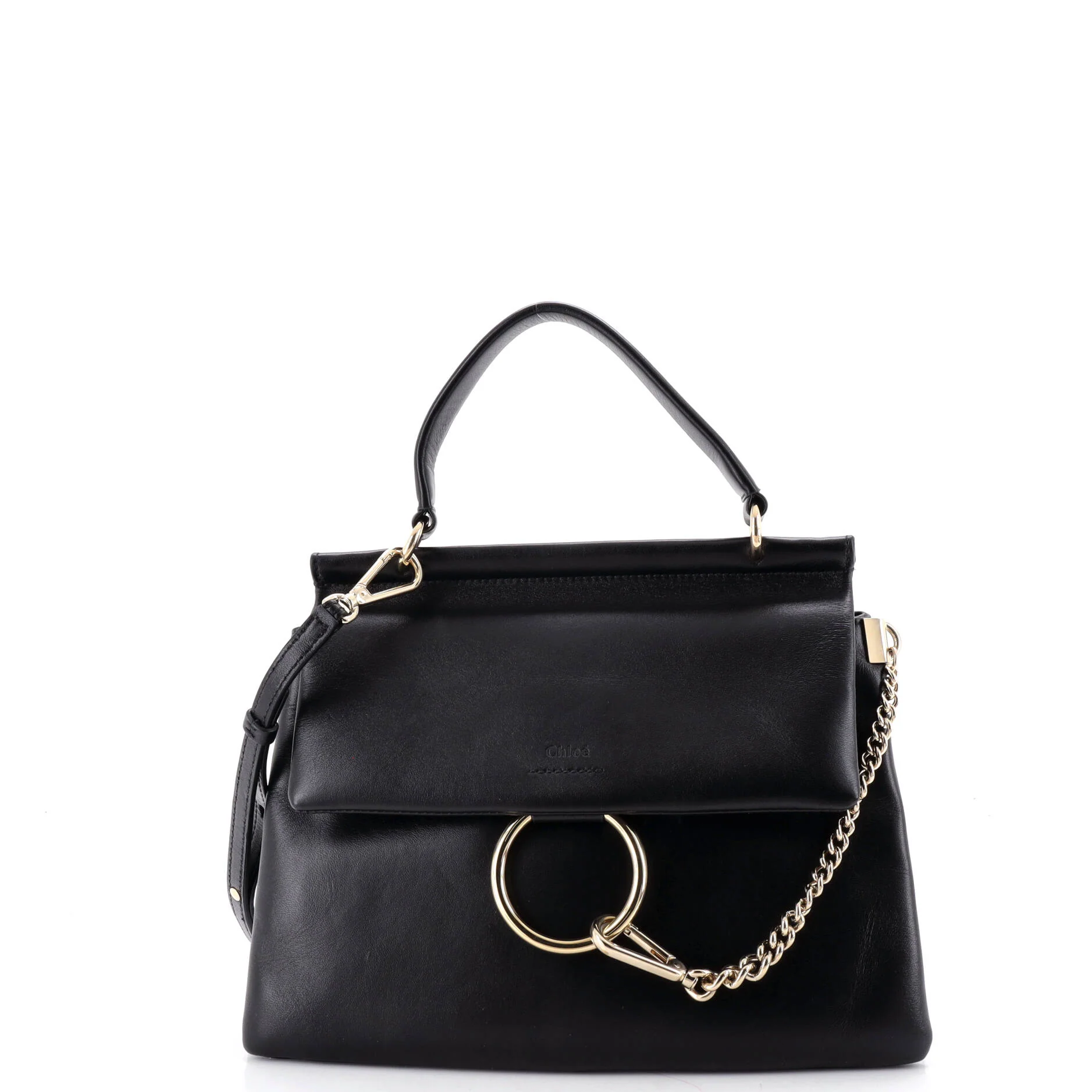 Faye Top Handle Bag Leather Small
