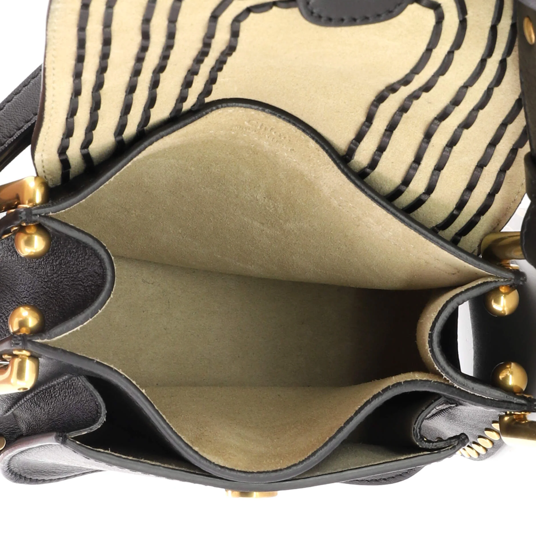 Hudson Handbag Whipstitch Leather Mini - Image 5