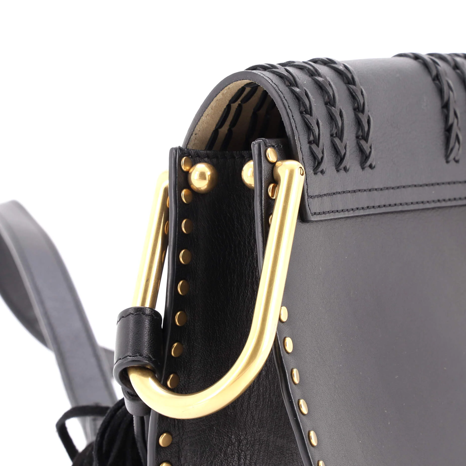Hudson Handbag Whipstitch Leather Mini - Image 6