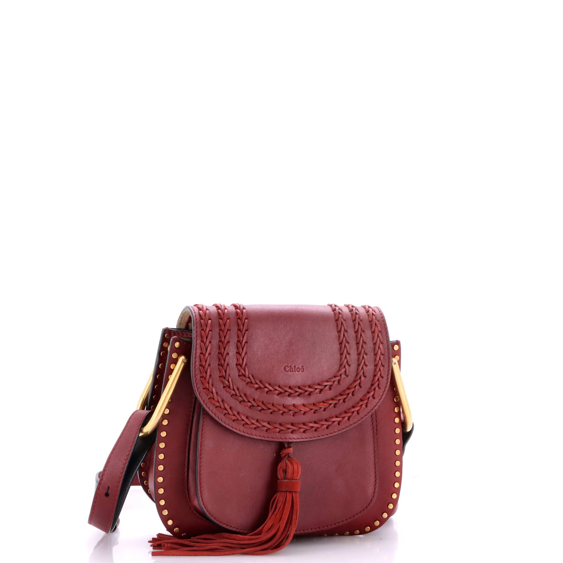 Hudson Handbag Whipstitch Leather Small - Image 2