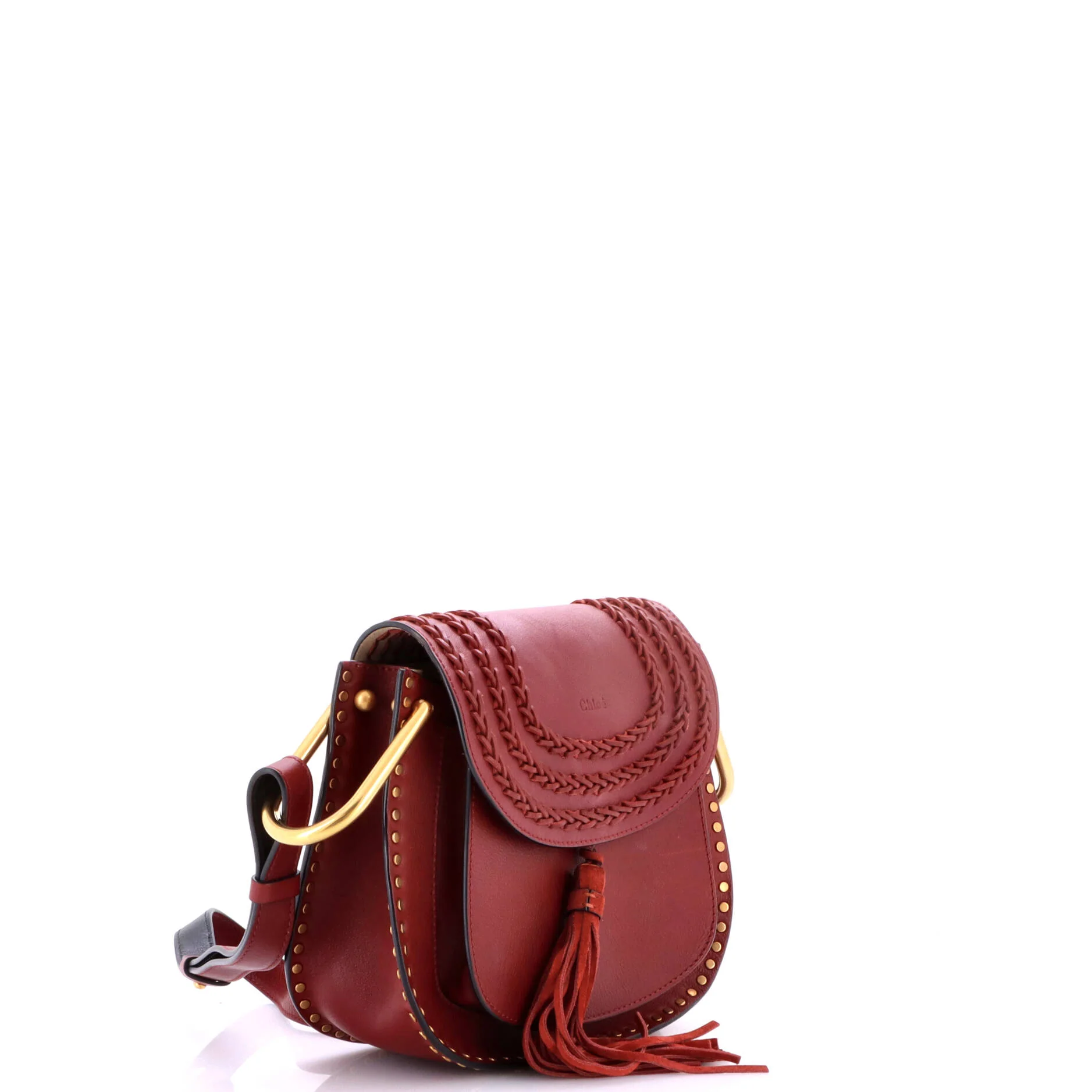 Hudson Handbag Whipstitch Leather Small - Image 2