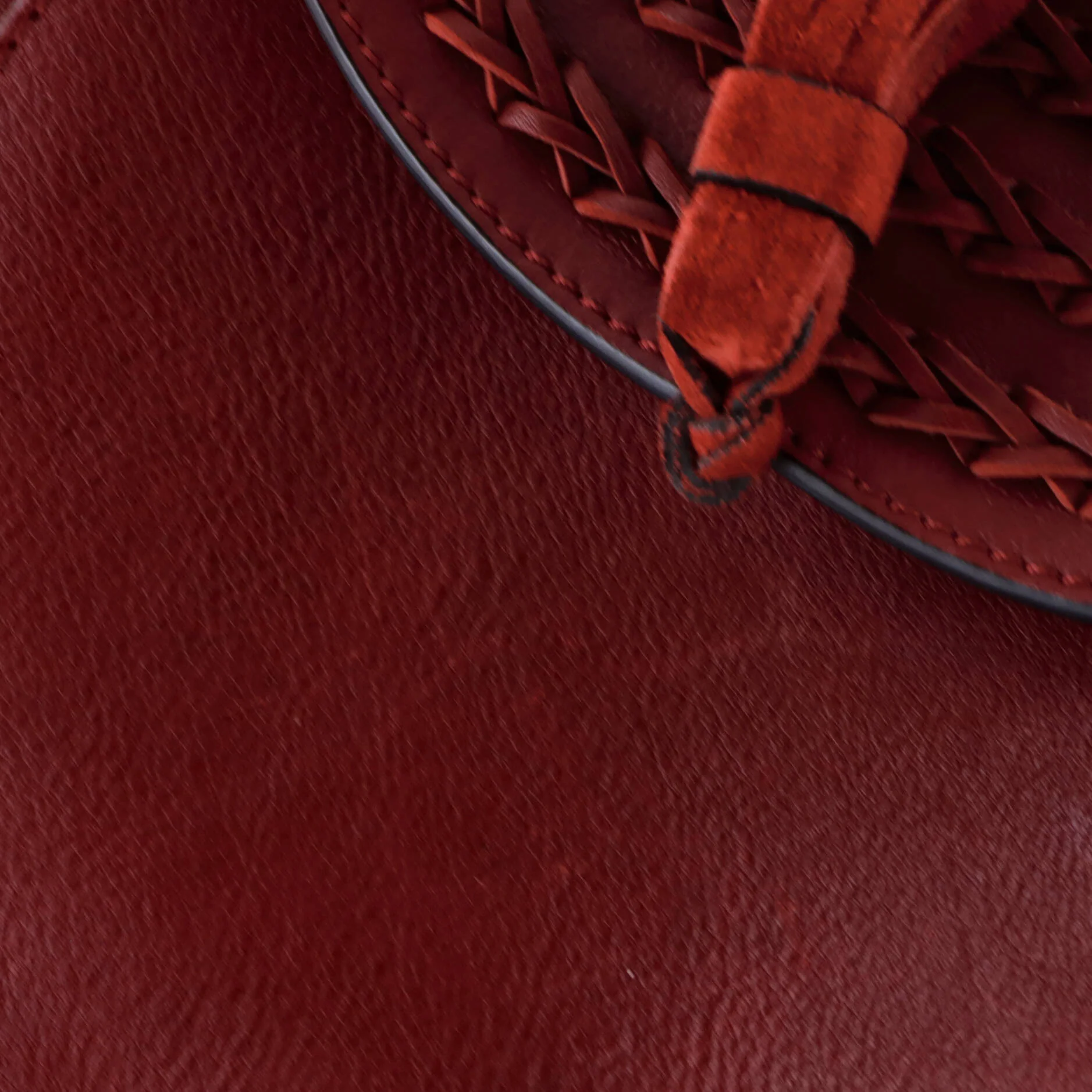 Hudson Handbag Whipstitch Leather Small - Image 6