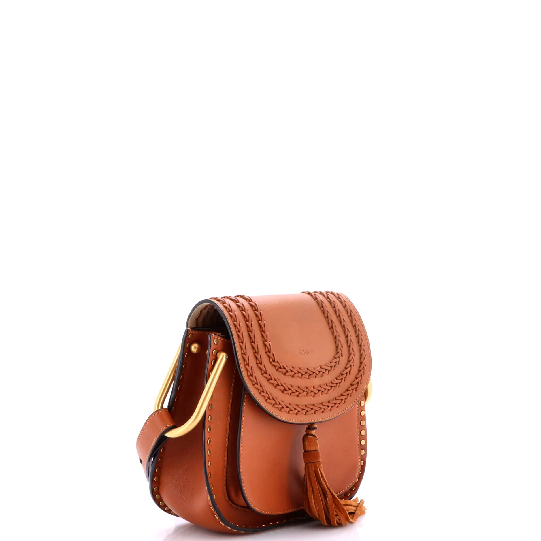Hudson Handbag Whipstitch Leather Small - Image 2