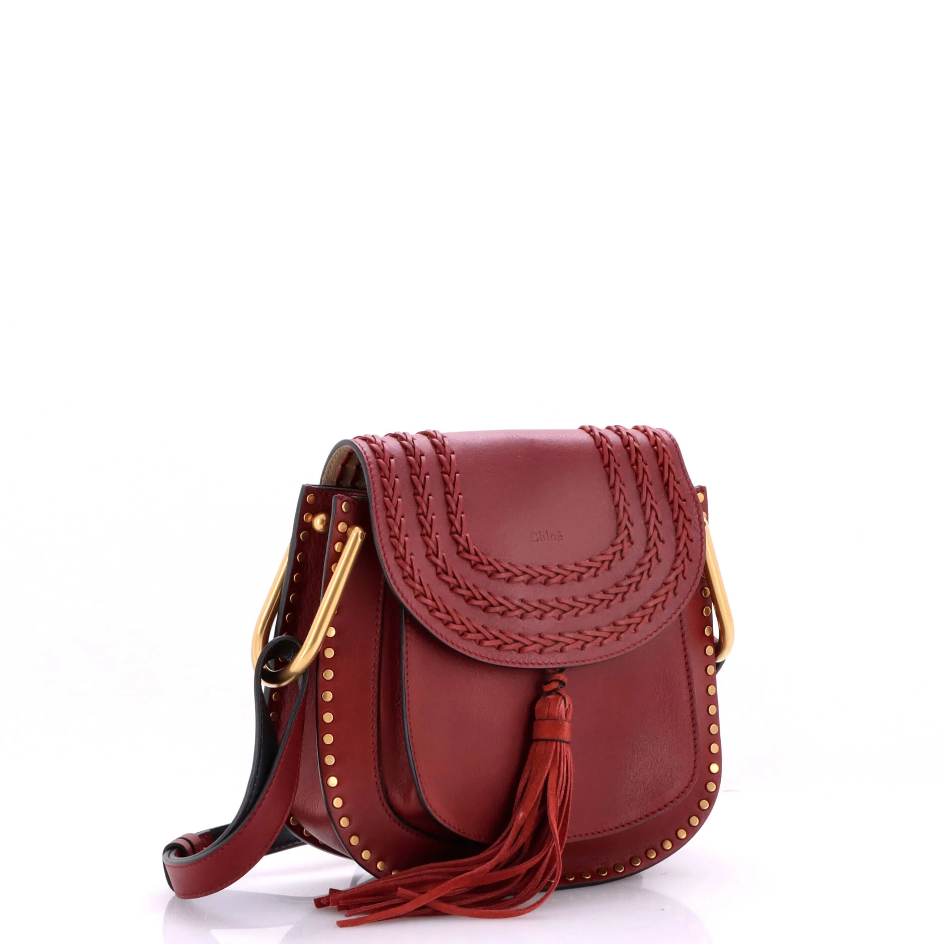 Hudson Handbag Whipstitch Leather Small - Image 2