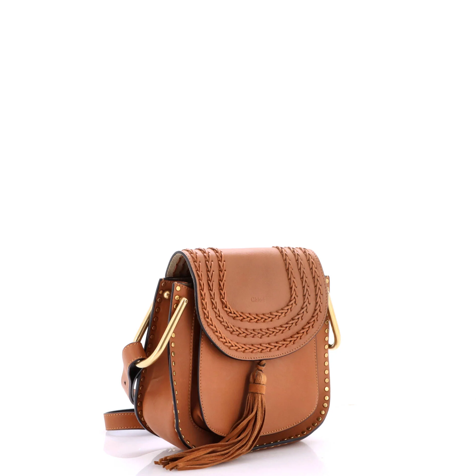 Hudson Handbag Whipstitch Leather Small - Image 2