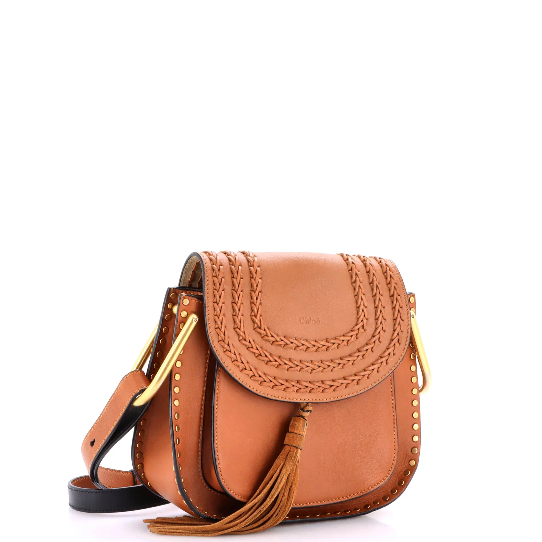 Hudson Handbag Whipstitch Leather Small - Image 2