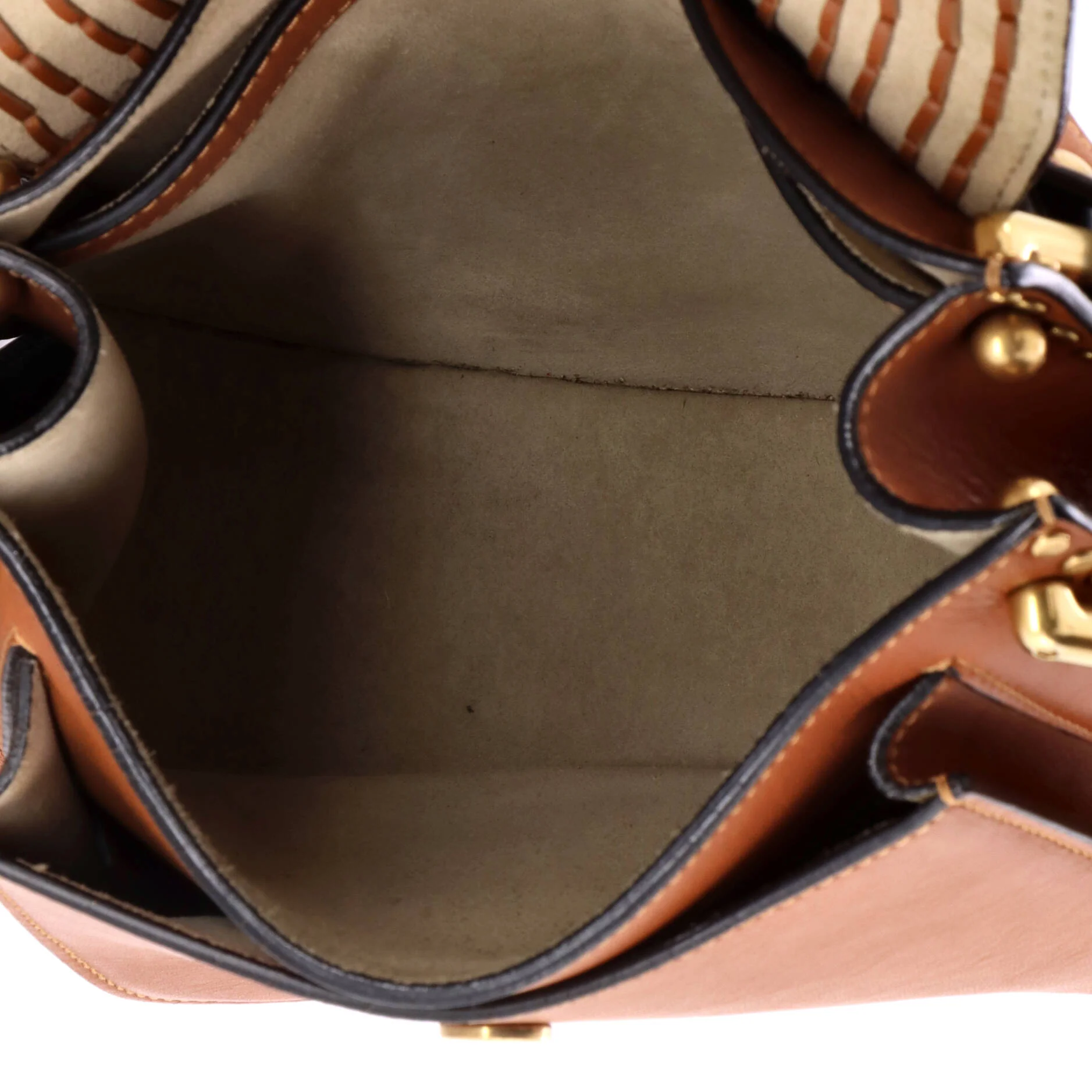 Hudson Handbag Whipstitch Leather Small - Image 5