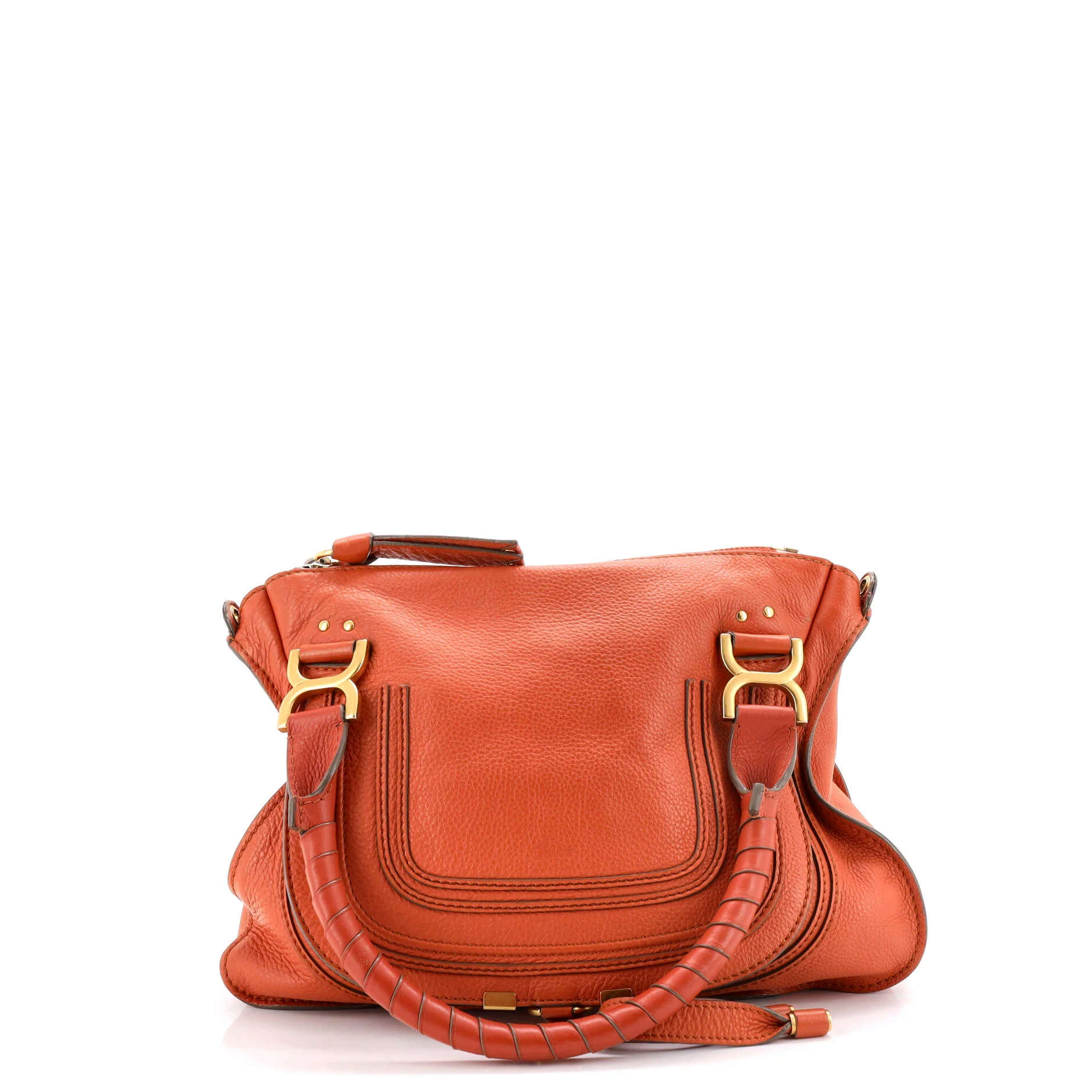 Marcie Satchel Leather Medium