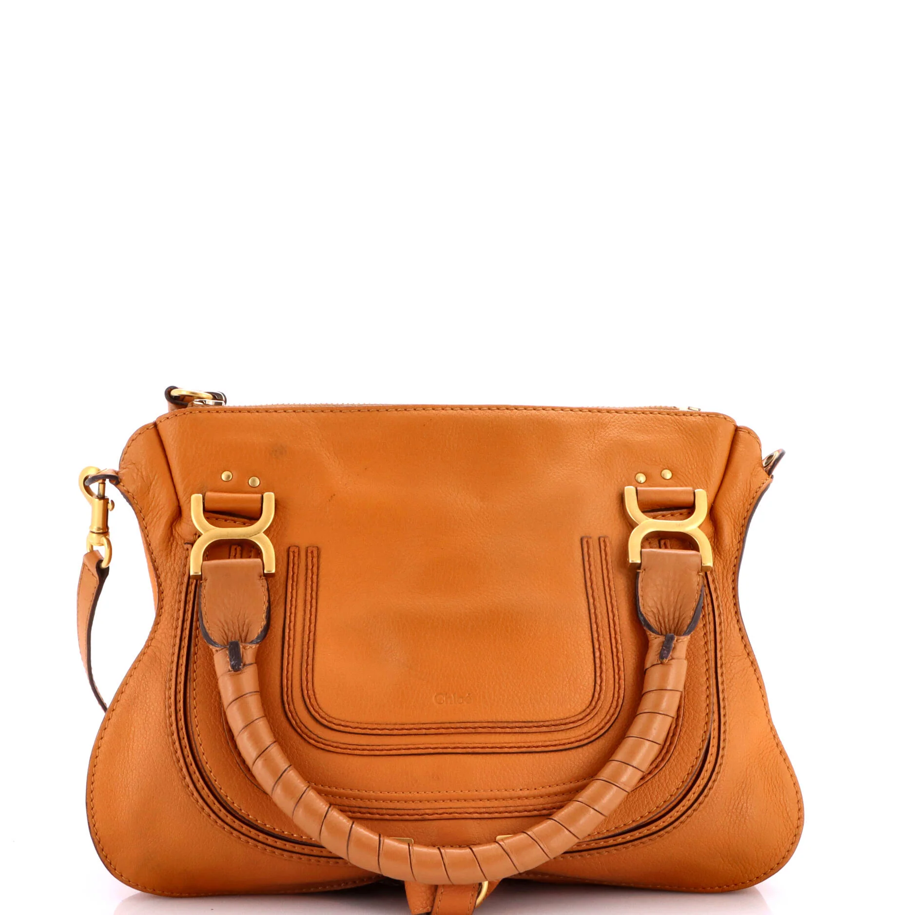 Marcie Satchel Leather Medium