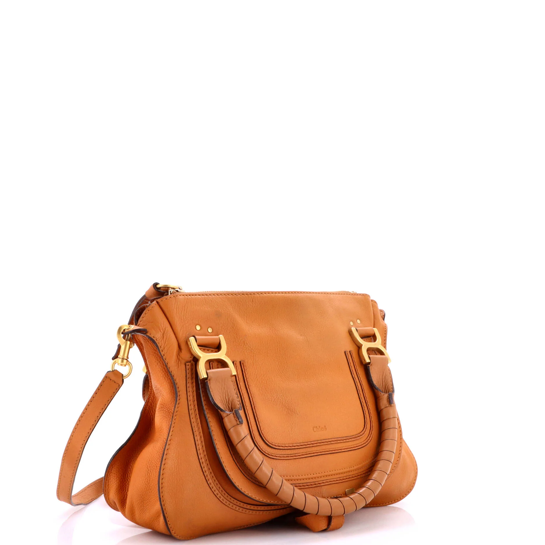Marcie Satchel Leather Medium - Image 2