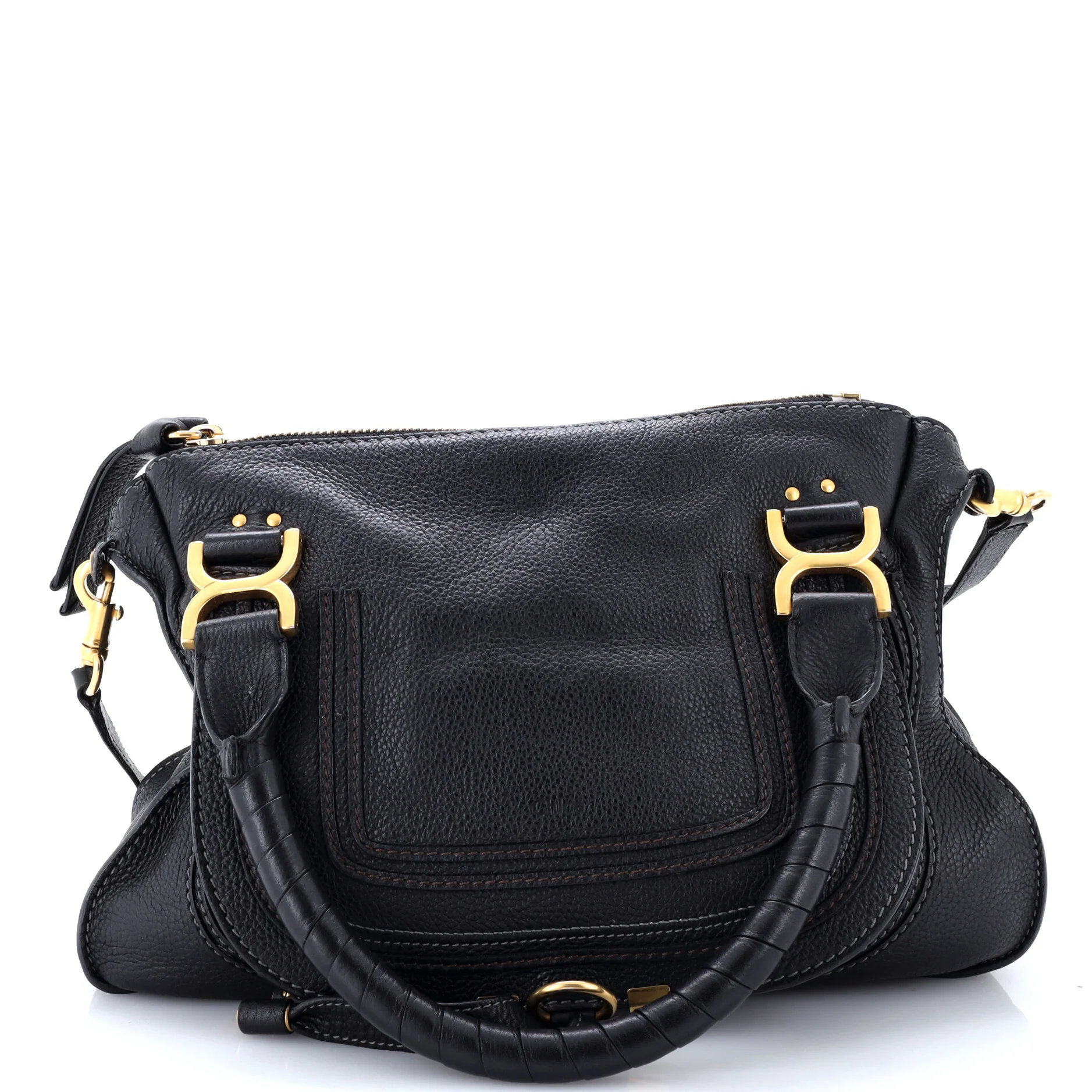 Marcie Satchel Leather Medium