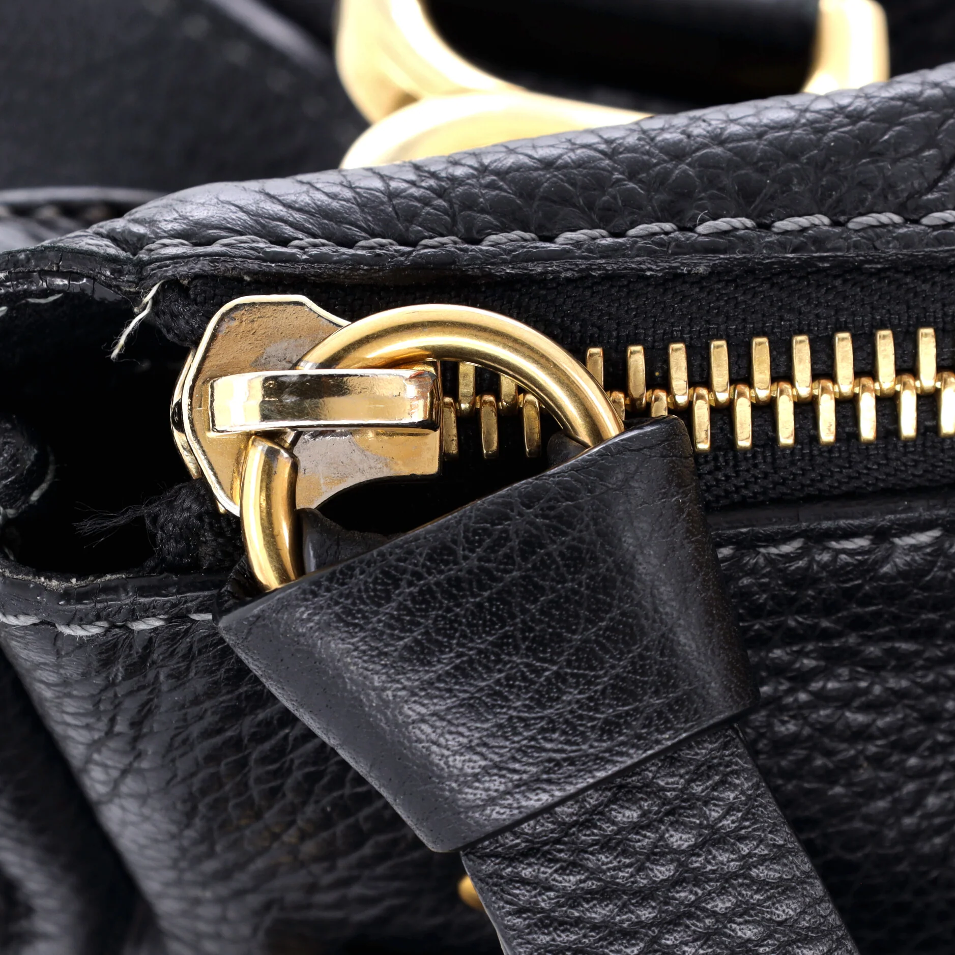 Marcie Satchel Leather Medium - Image 6