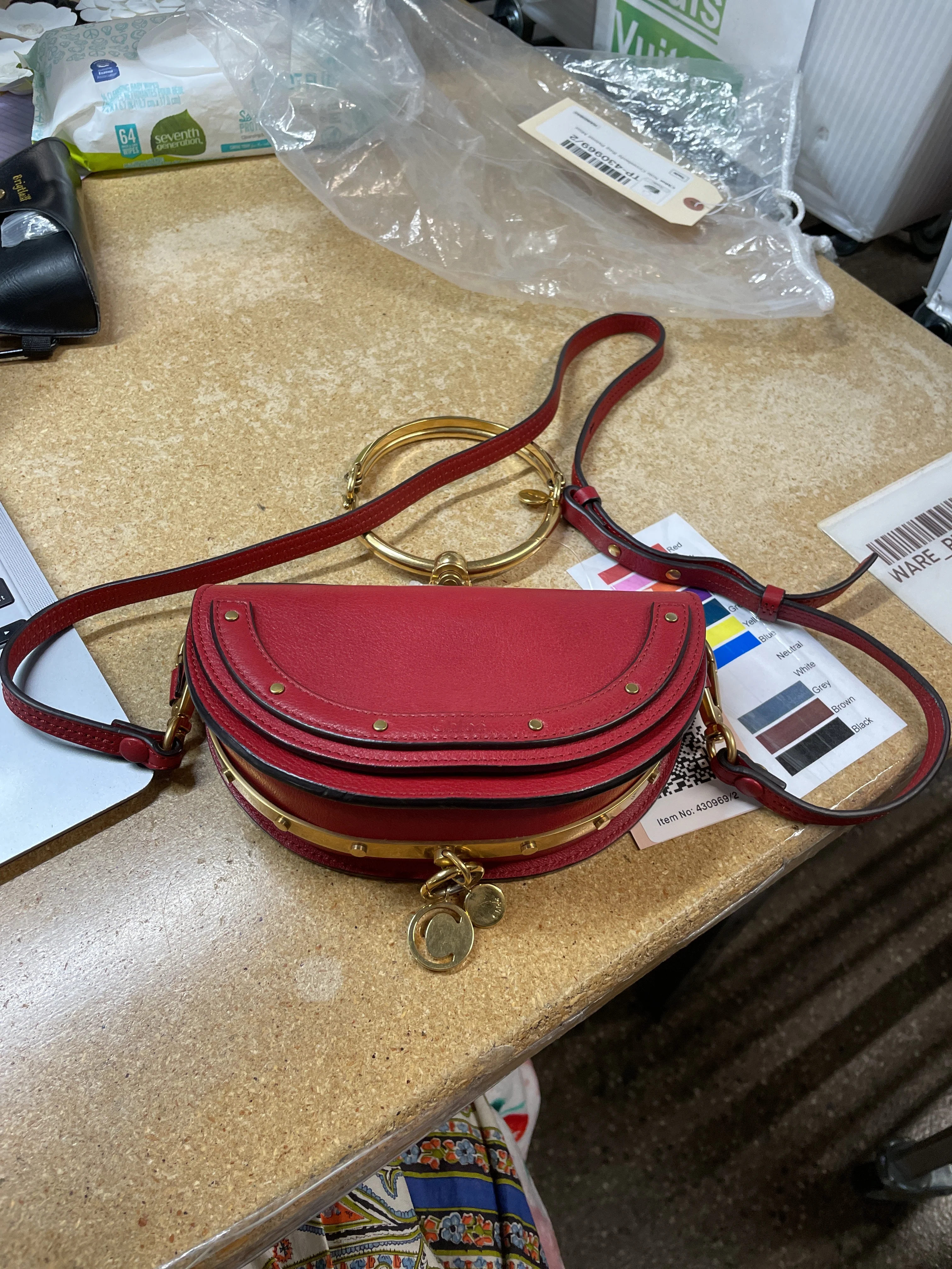 Nile Crossbody Bag Leather Mini - Image 6
