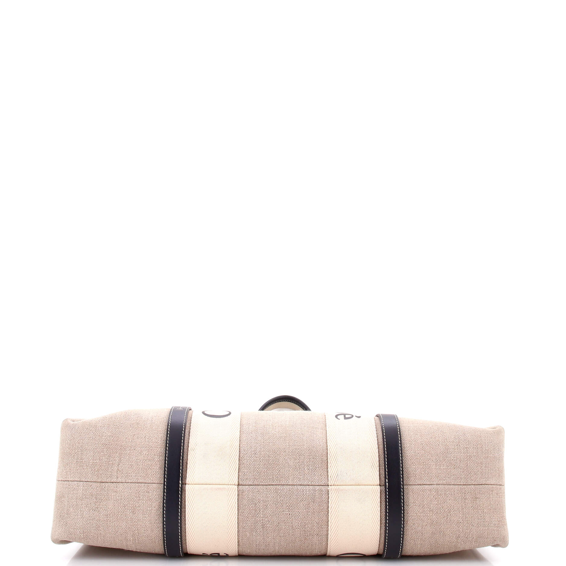 Woody Tote Canvas with Leather Large - Image 4