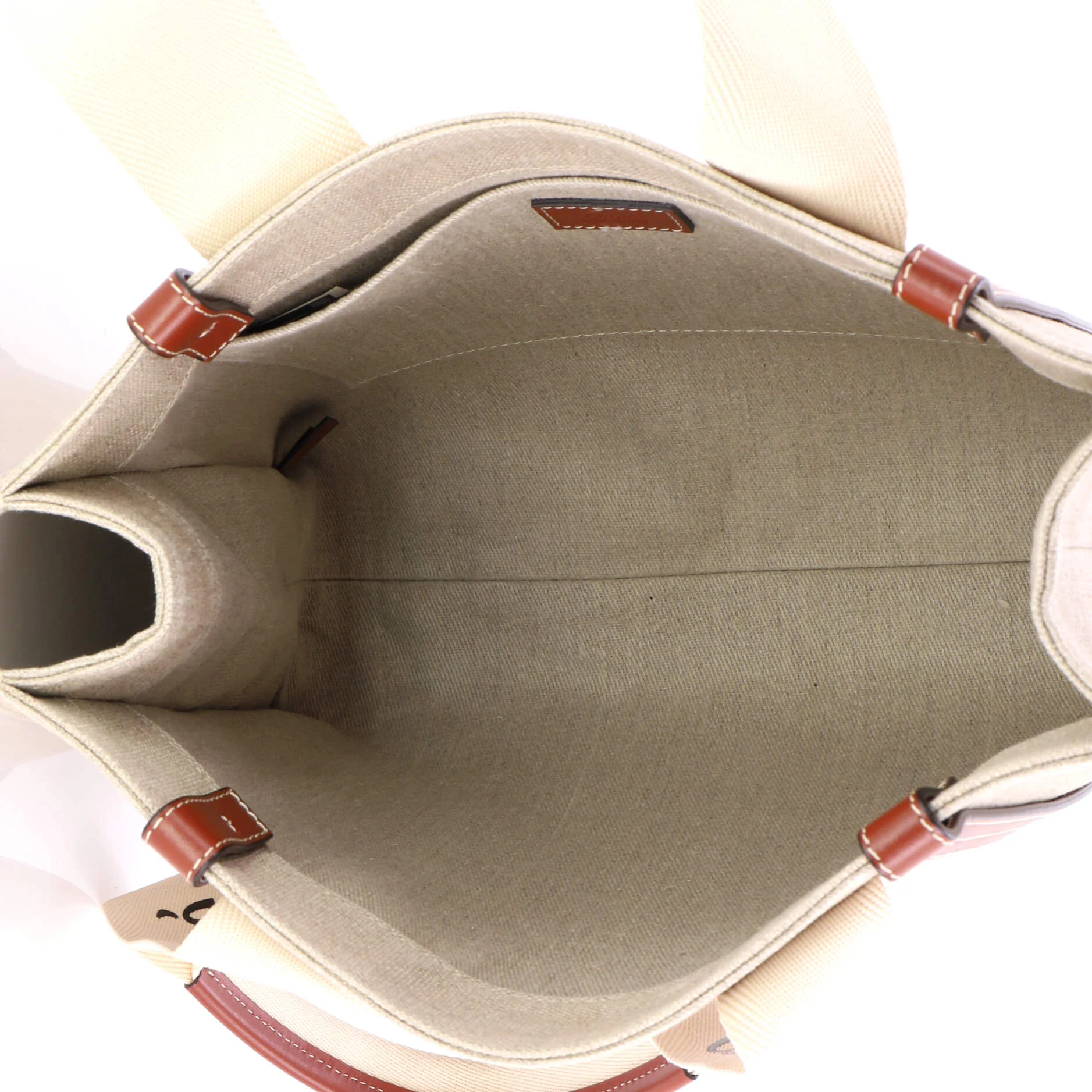 Woody Tote Canvas with Leather Medium - Image 5