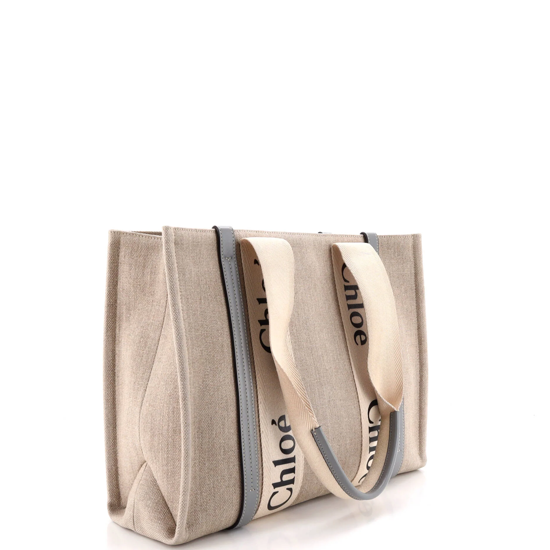 Woody Tote Canvas with Leather Medium - Image 2
