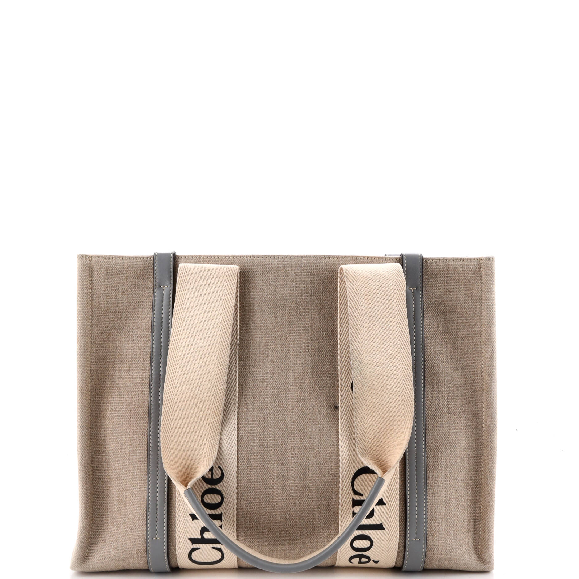 Woody Tote Canvas with Leather Medium - Image 3