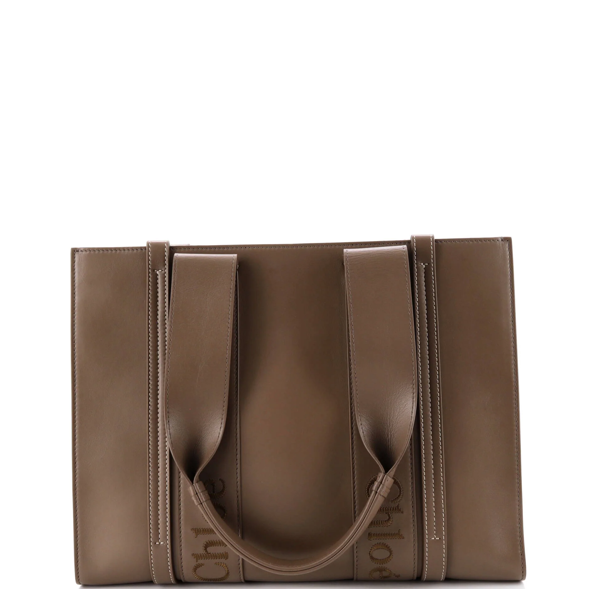 Woody Tote Leather Medium - Image 3
