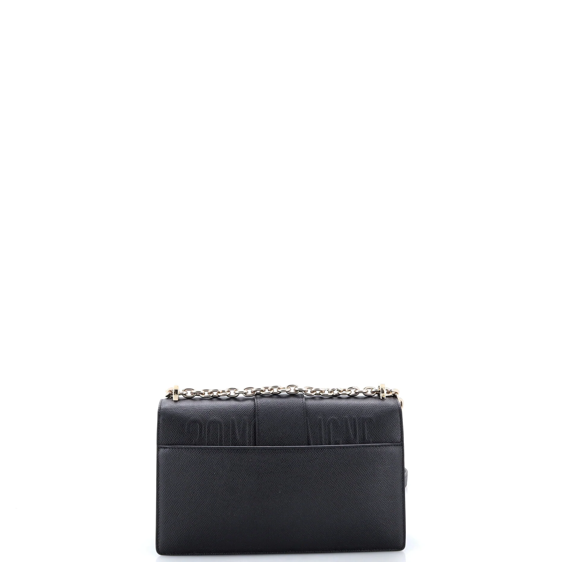 30 Montaigne Chain Flap Bag Leather East West - Image 3
