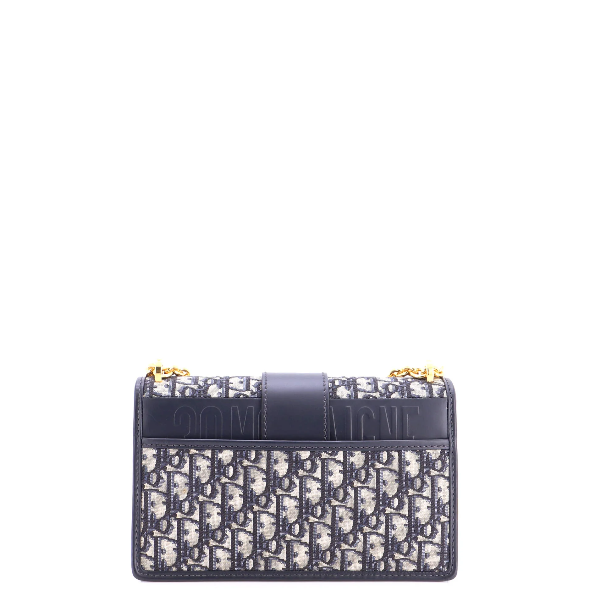 30 Montaigne Chain Flap Bag Oblique Canvas - Image 3