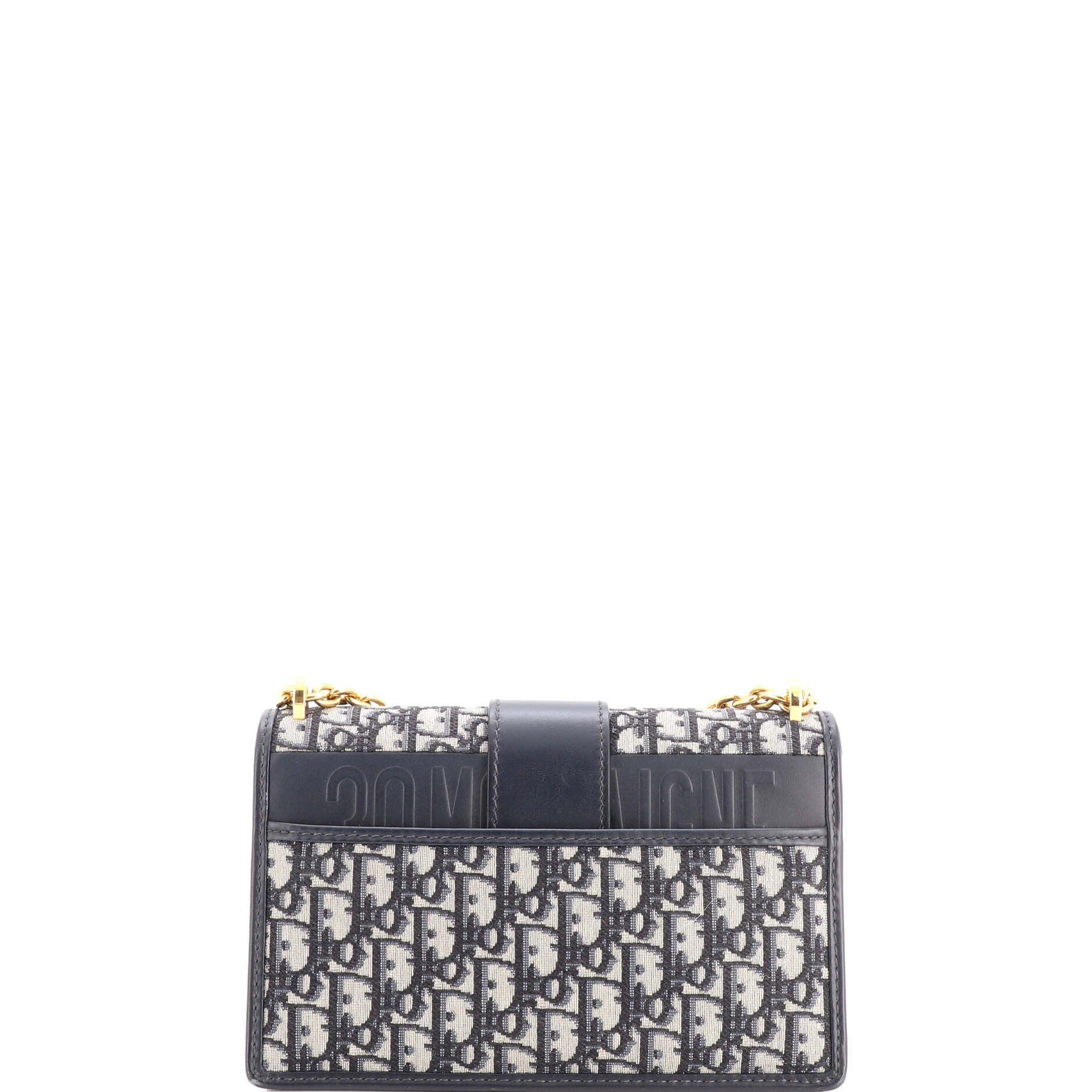 30 Montaigne Chain Flap Bag Oblique Canvas - Image 3