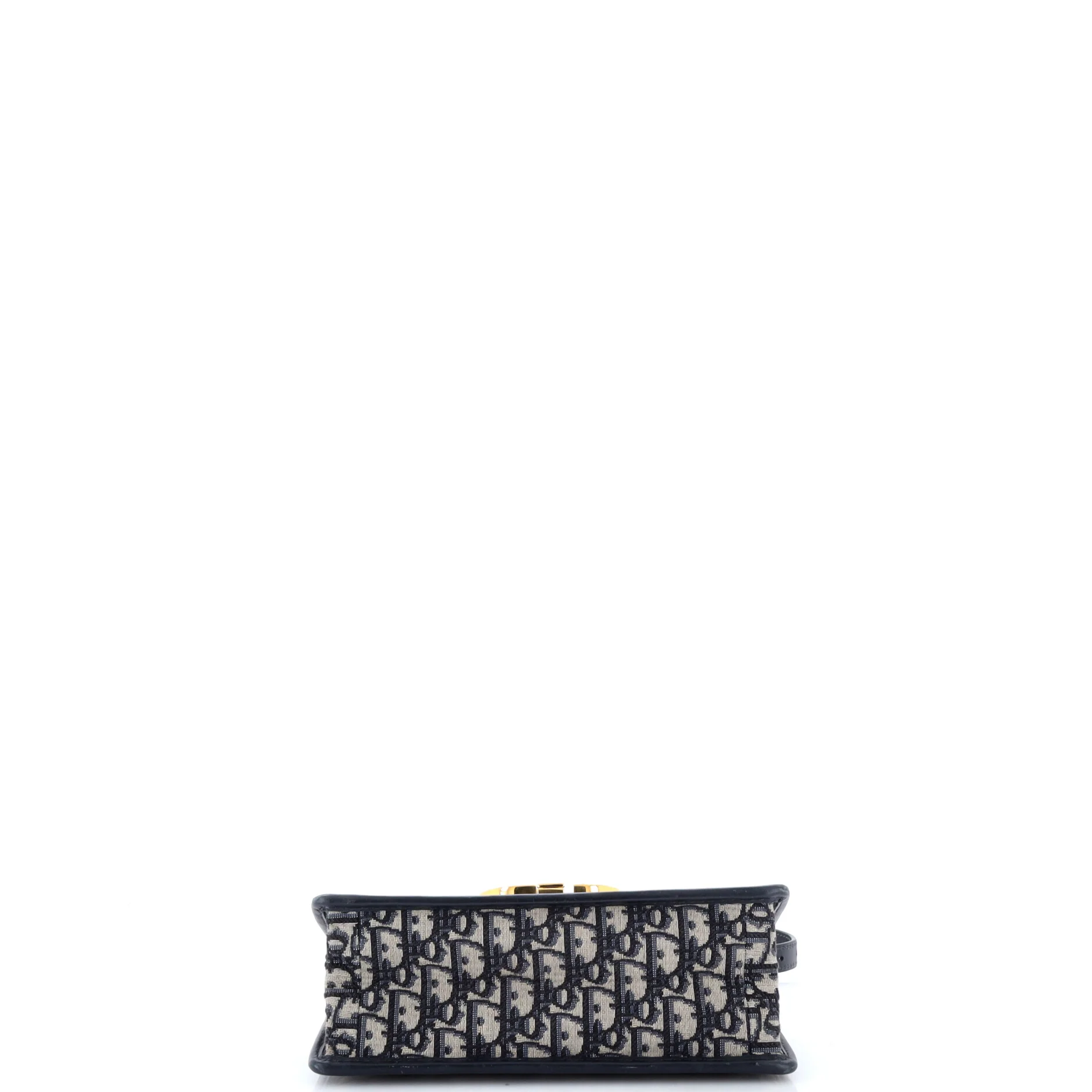 30 Montaigne Chain Flap Bag Oblique Canvas East West - Image 4