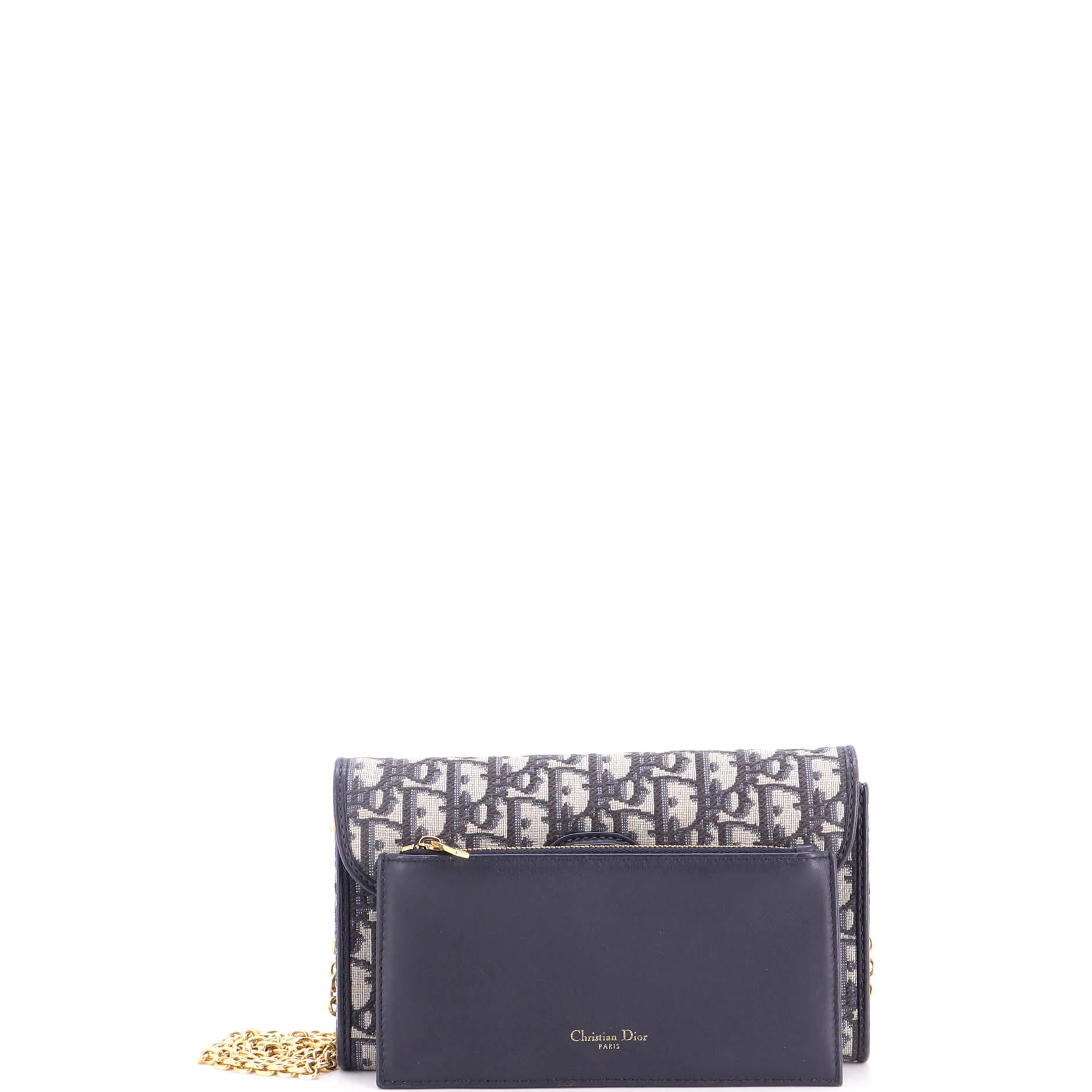 Bobby Pouch with Chain Oblique Canvas East West - Image 2