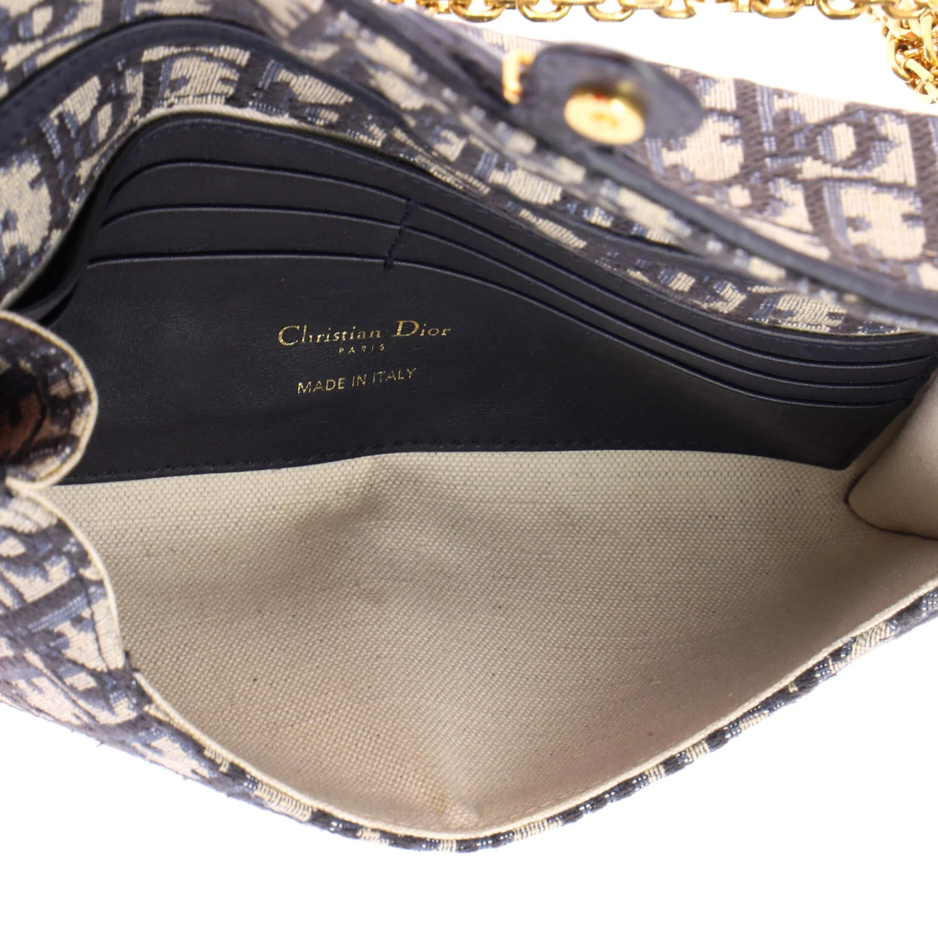 Bobby Pouch with Chain Oblique Canvas East West - Image 6