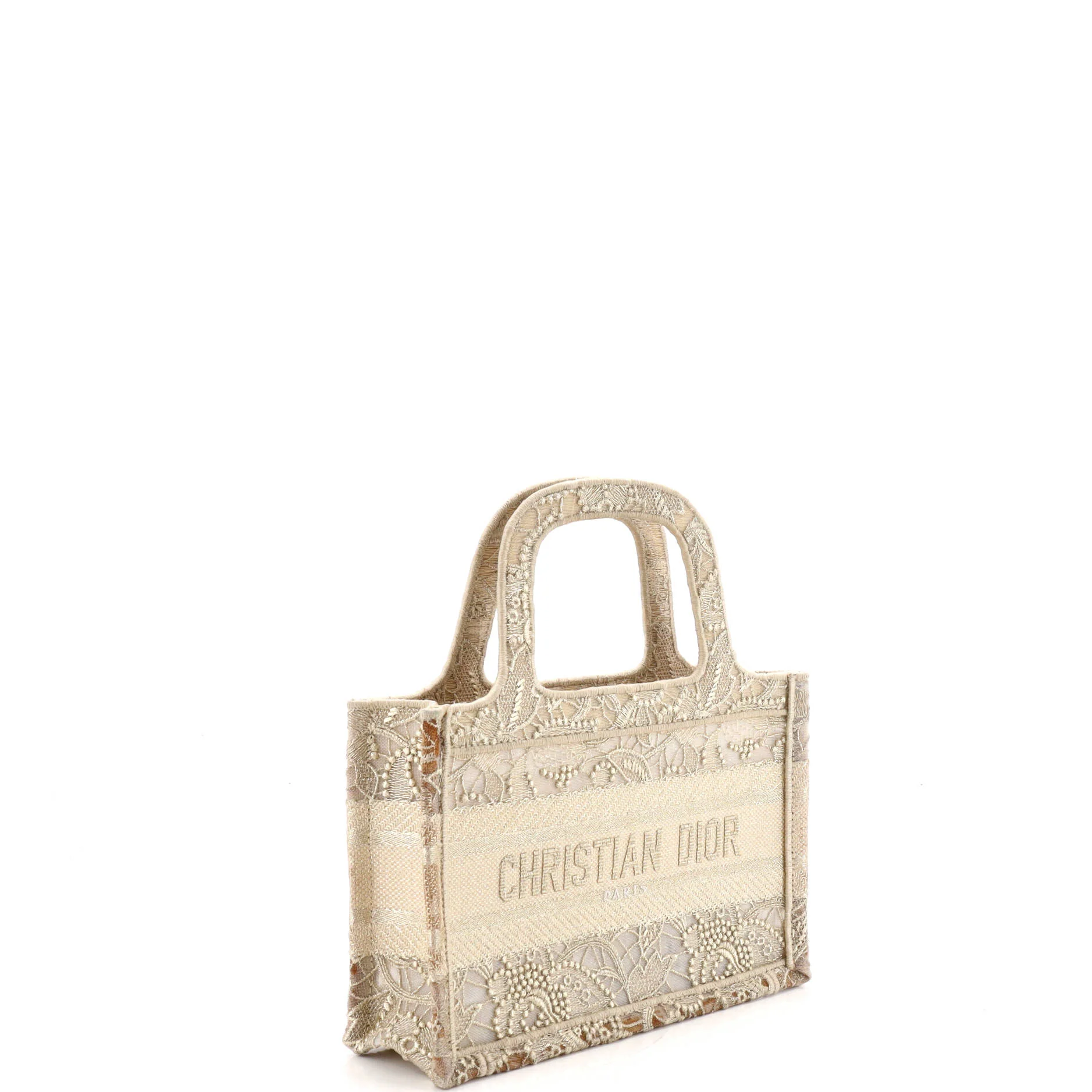 Book Tote Embroidered Canvas Mini - Image 2
