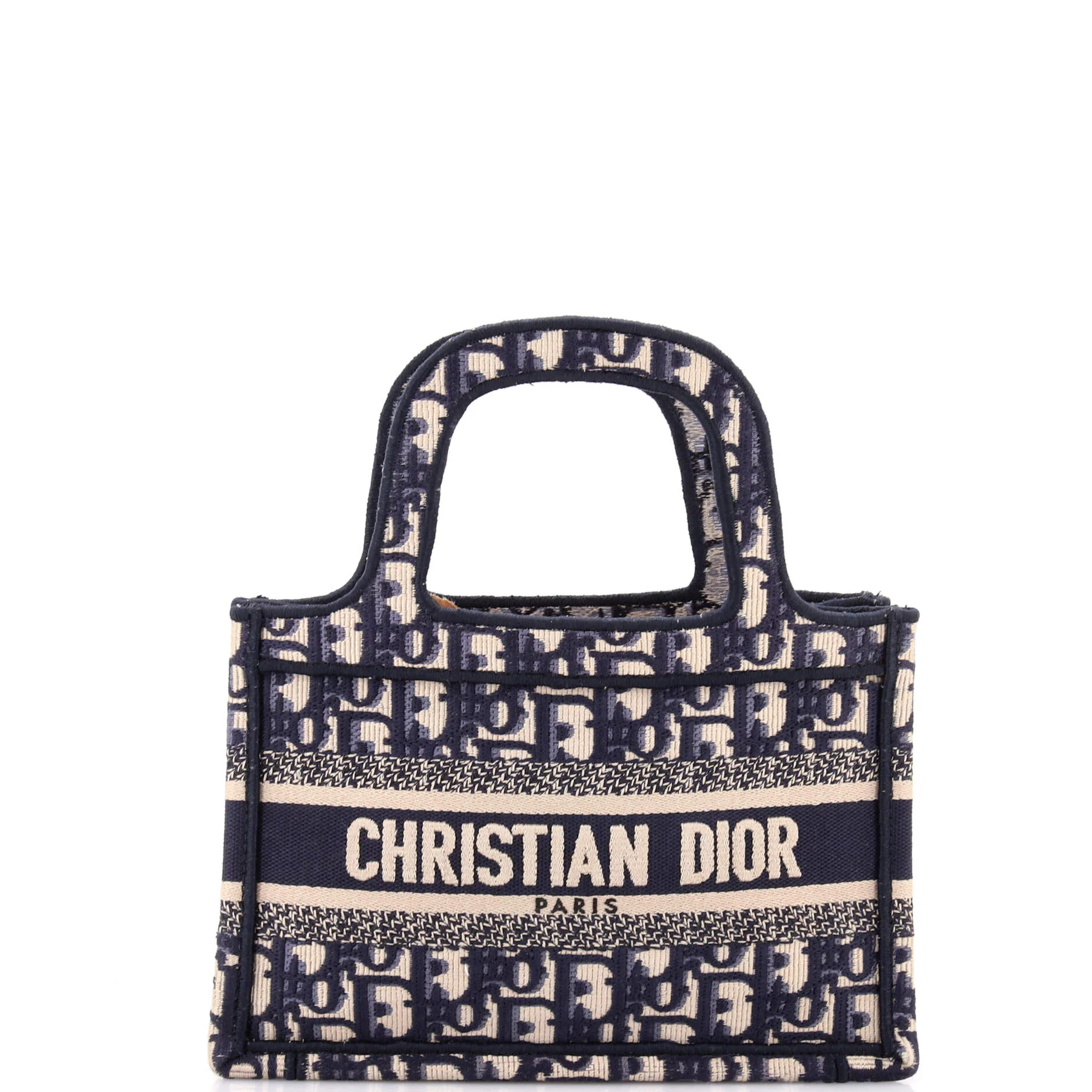 Book Tote Oblique Canvas Mini
