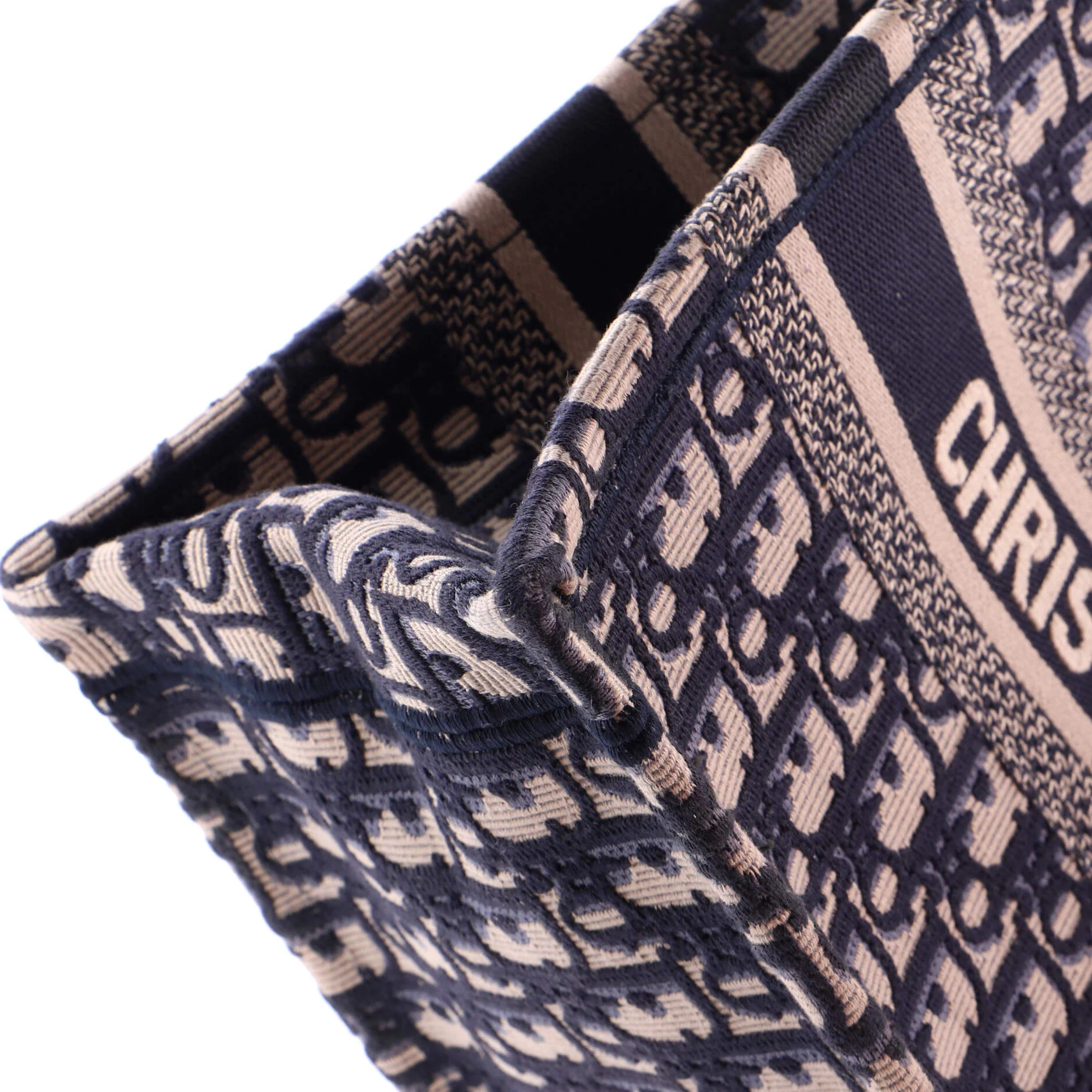 Book Tote Oblique Canvas Small - Image 6