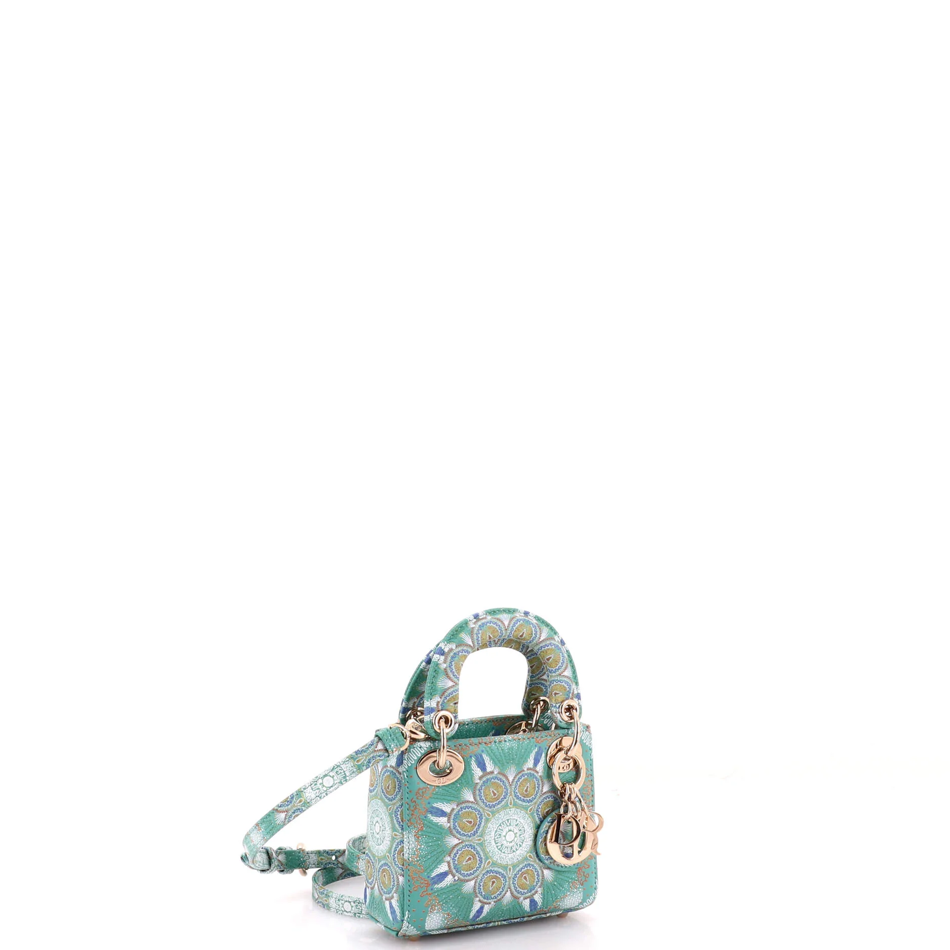 Dior In Lights Lady Dior Bag Embroidered Painted Calfskin Micro - Image 2