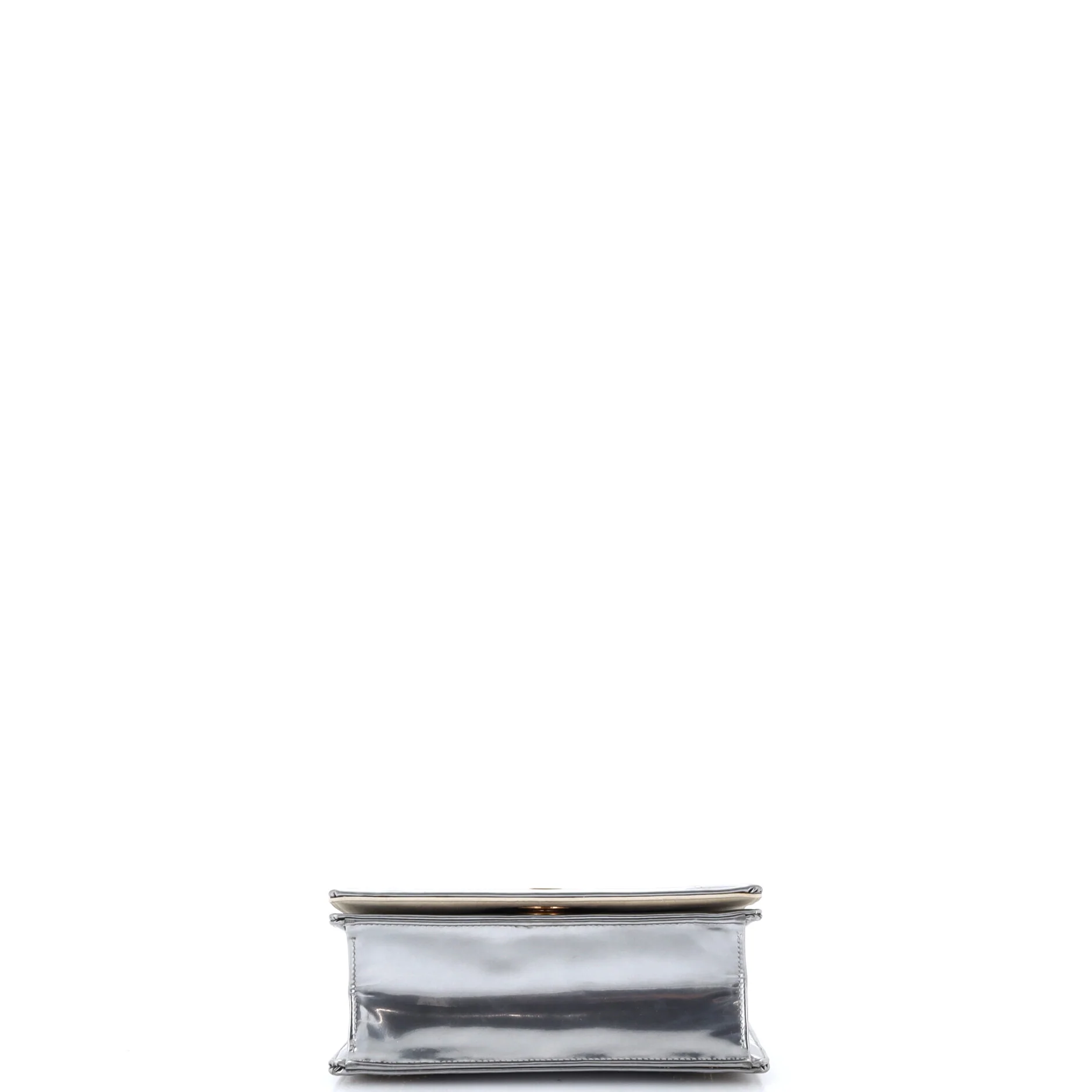 Diorama Flap Bag Studded Patent Small - Image 4