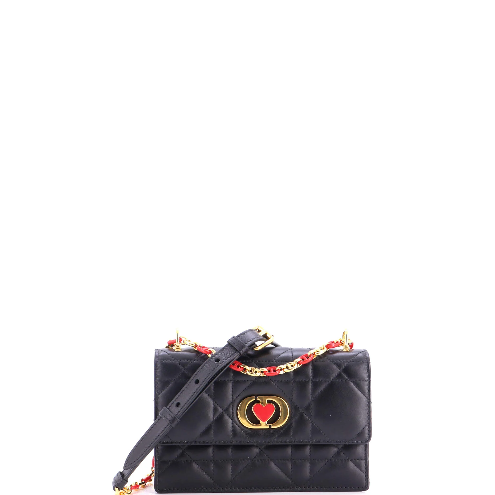 DiorAmour Miss Caro Flap Bag Cannage Quilt Calfskin Mini