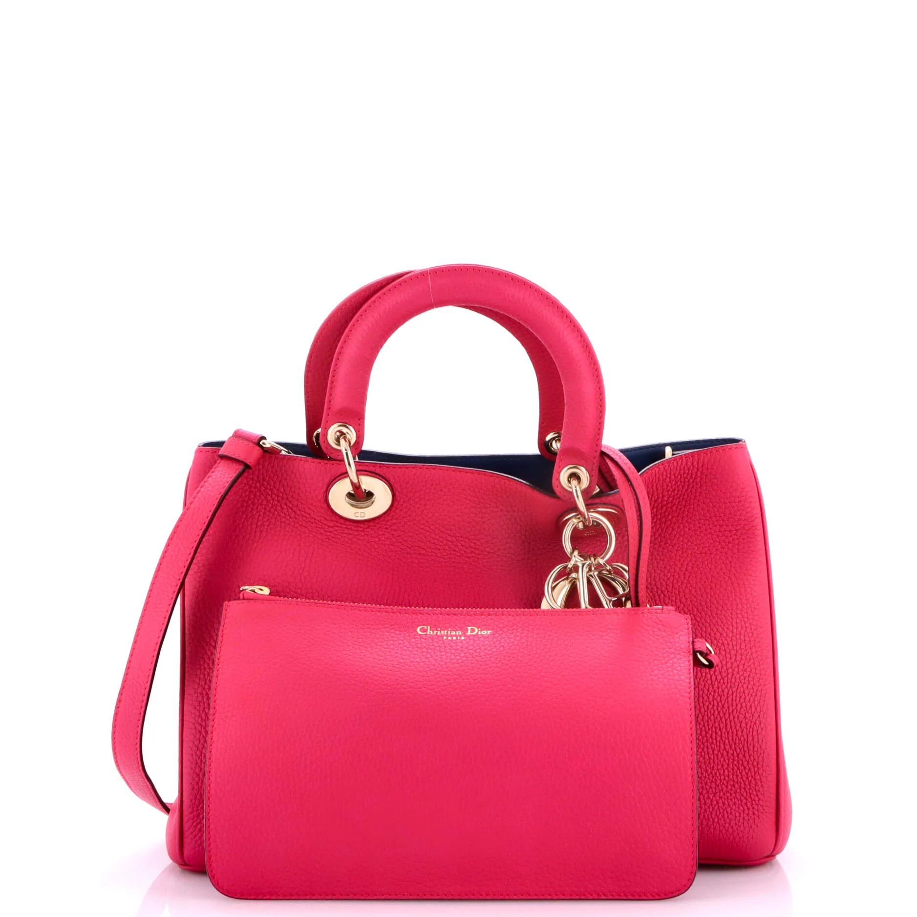 Diorissimo Tote Pebbled Leather Medium - Image 2