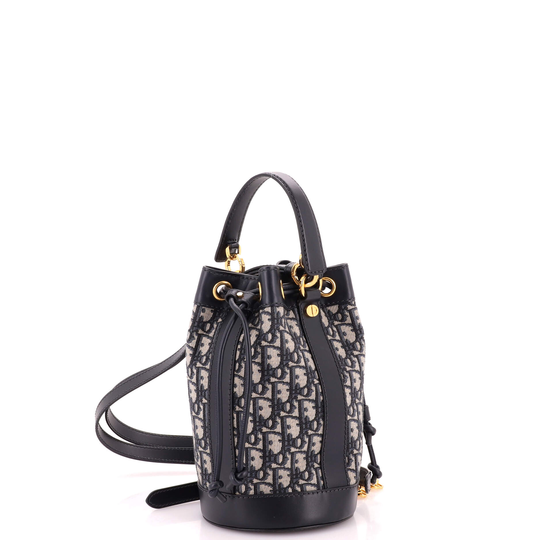 Drawstring Backpack Oblique Canvas Small - Image 2