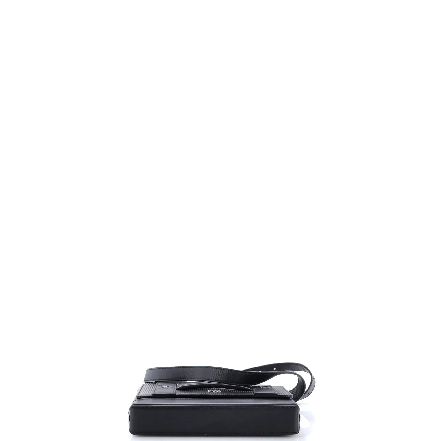 Homme Messenger Bag Vertical Quilted Leather Small - Image 4