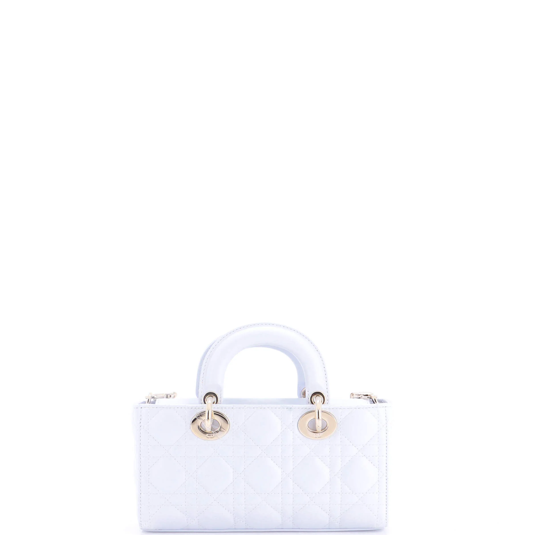 Lady D-Joy Bag Cannage Quilt Lambskin Small - Image 3