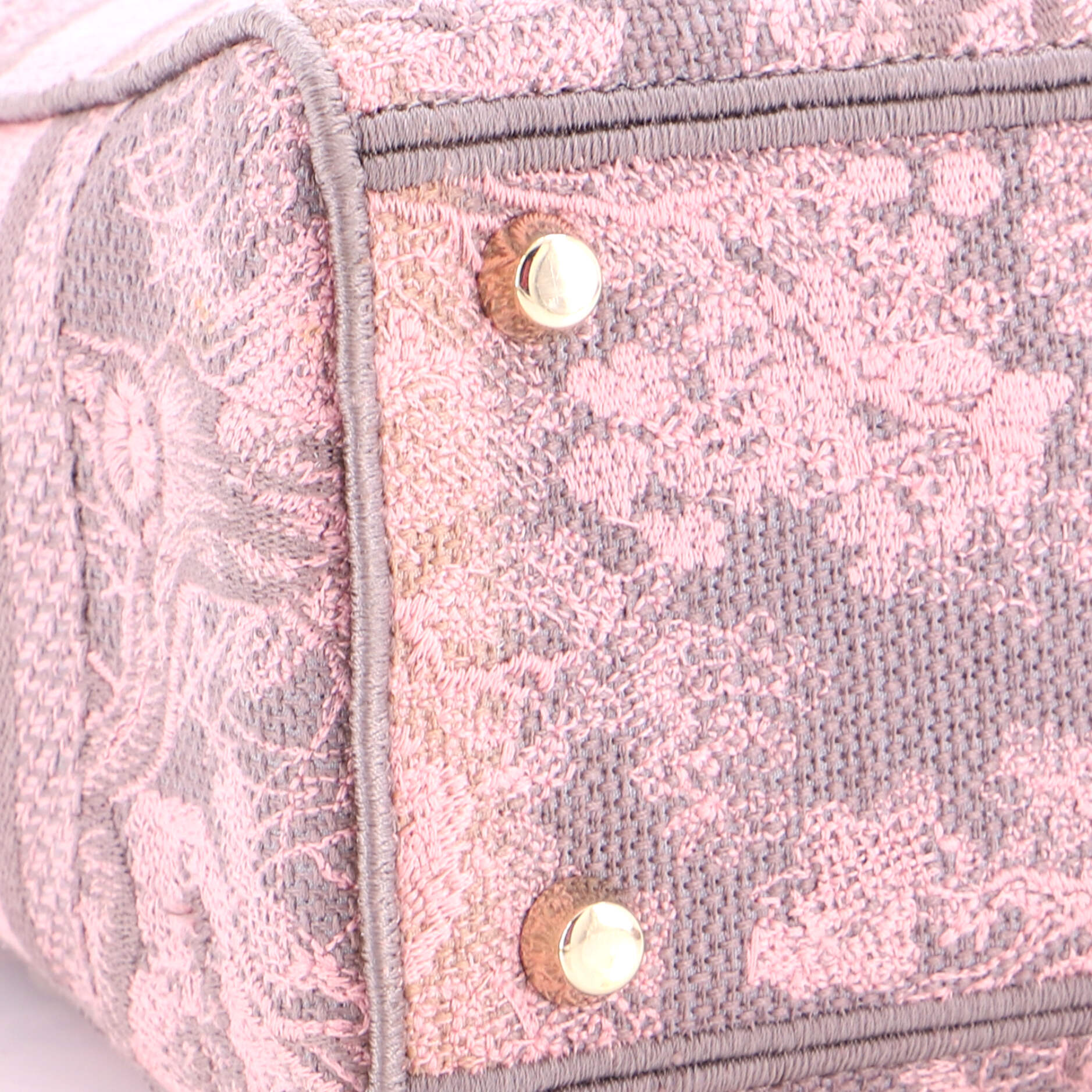 Lady D-Lite Bag Embroidered Canvas Medium - Image 6
