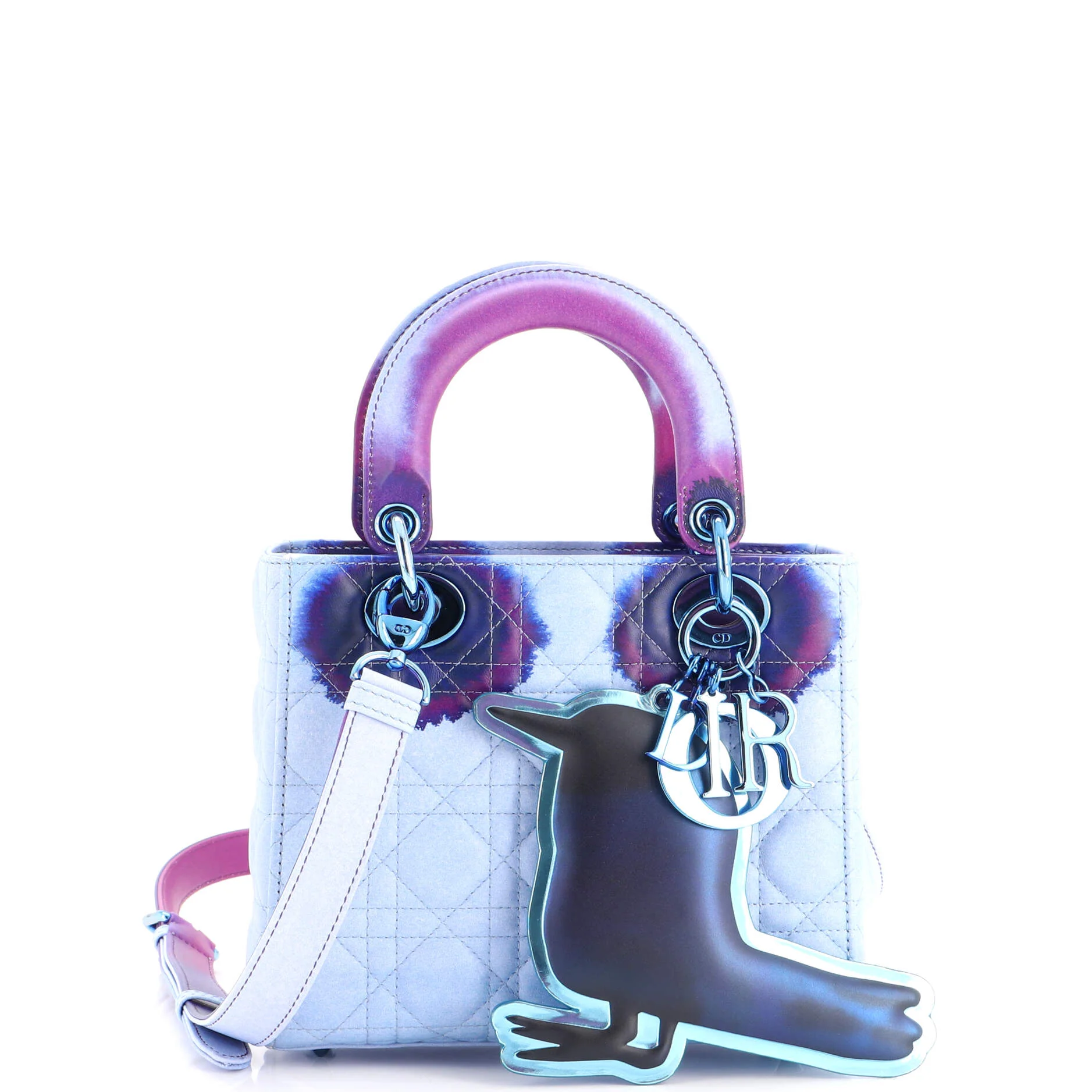 Lady Dior Art Bag Limited Edition Francoise Petrovitch Cannage Quilt Leather Small
